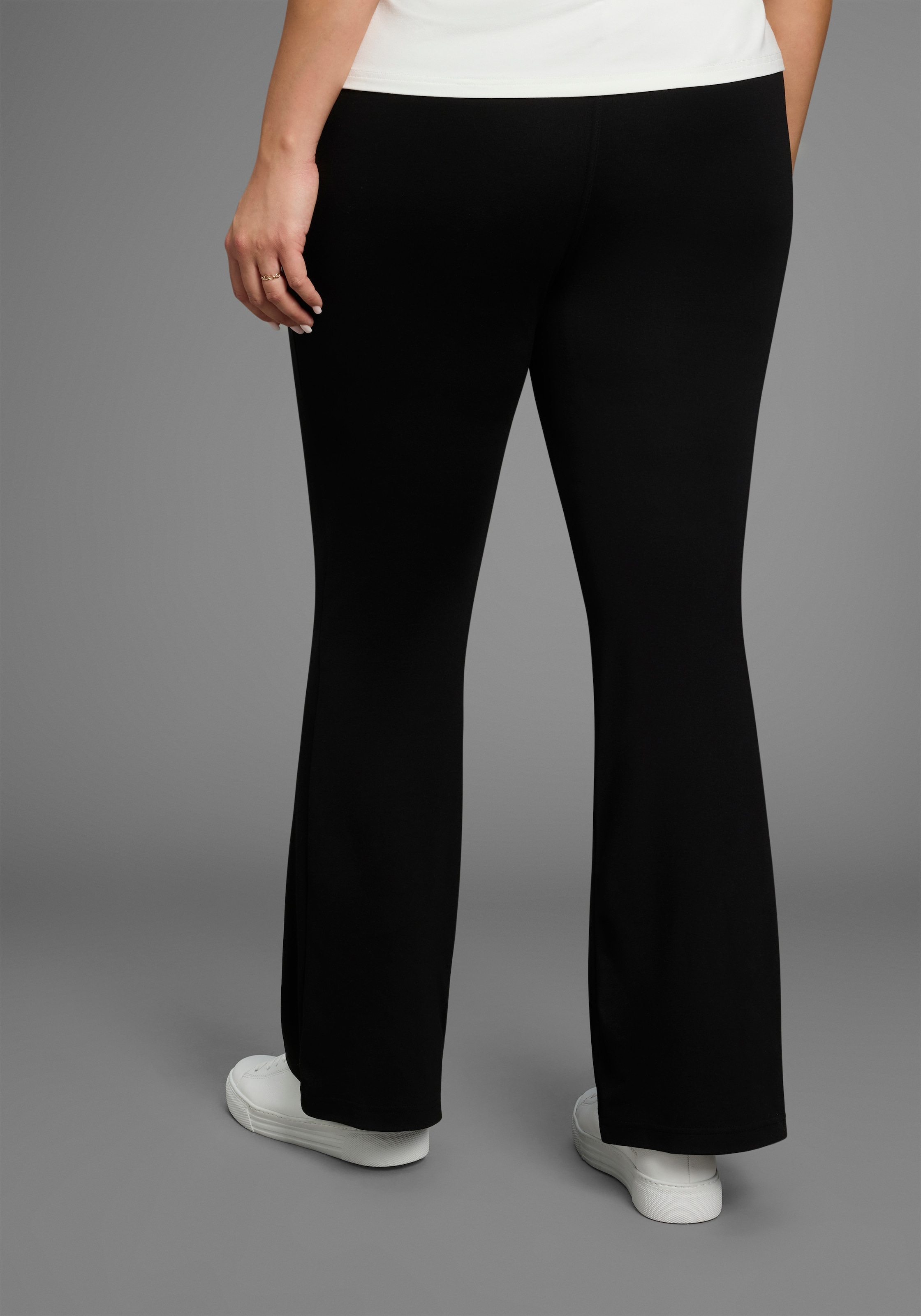 Laura Scott CURVE Bootcuthose, aus bequemen Jersey im Jeggings-Look - GROSSE GRÖSSE