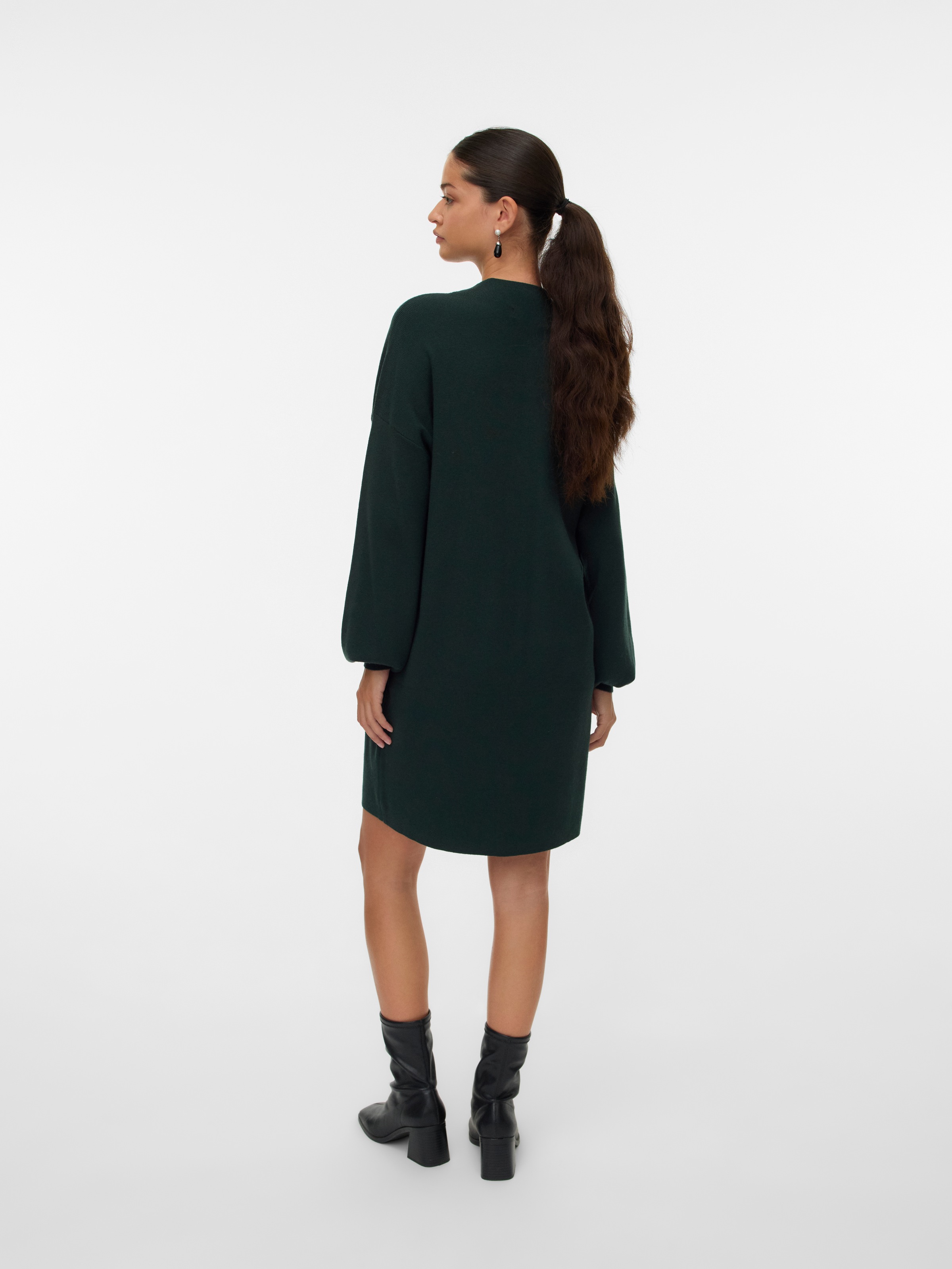 Vero Moda Strickkleid »VMNANCY LS FUNNELNECK DRESS GA NOOS«