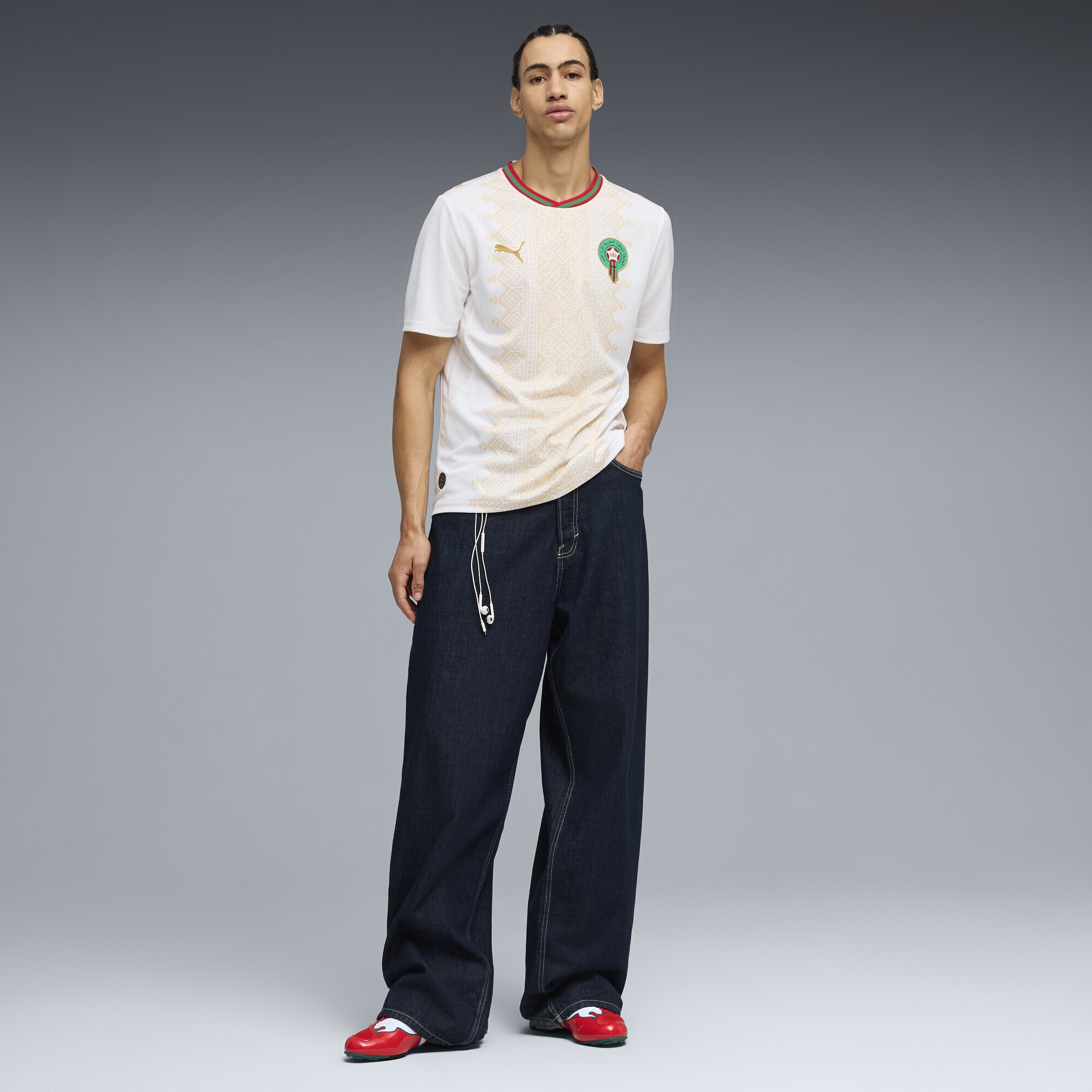 PUMA Trainingsshirt »Marokko 2026 Auswärtstrikot Herren«