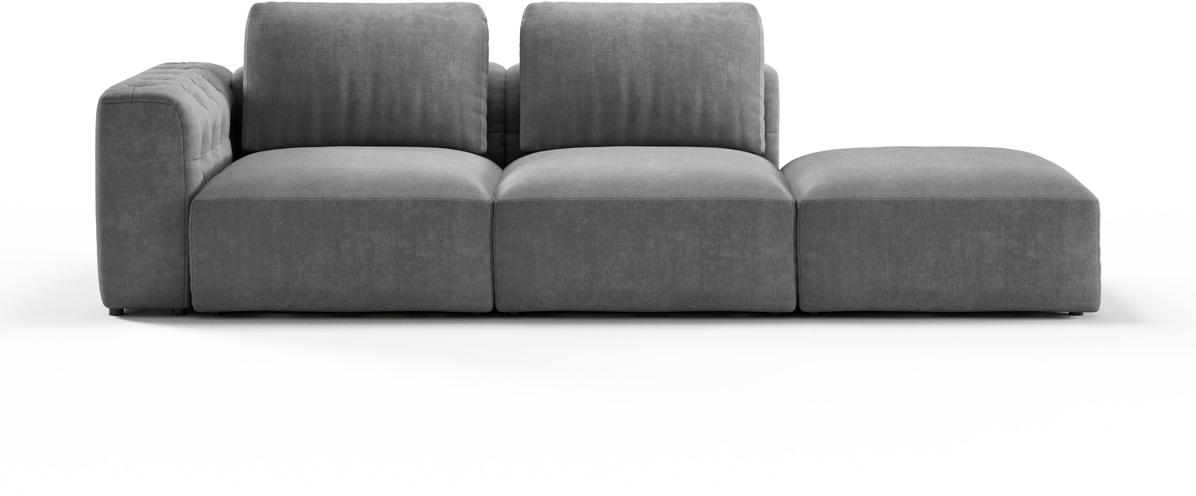 RAUM.ID Chaiselongue »Cushid«, Modul-Sofa, bestehend aus 2-Sitzer und Hocker