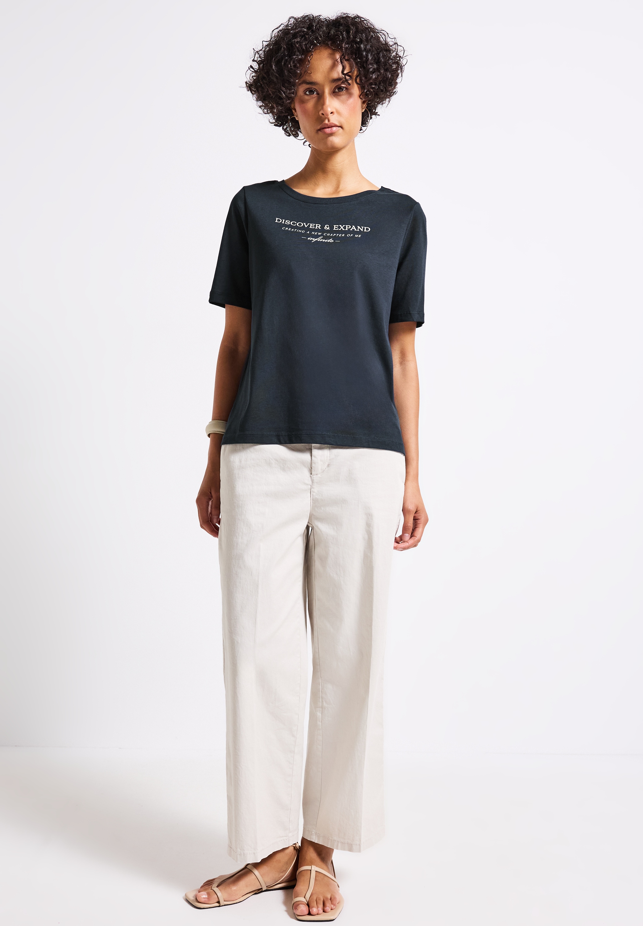 STREET ONE T-Shirt, im soften Baumwoll-Mix