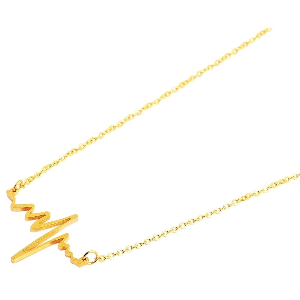 Adelia´s Kette ohne Anhänger »Damen Halskette – Ankerkette Herz aus Edelstahl 43 cm« Ein Geschenk, das Freude macht