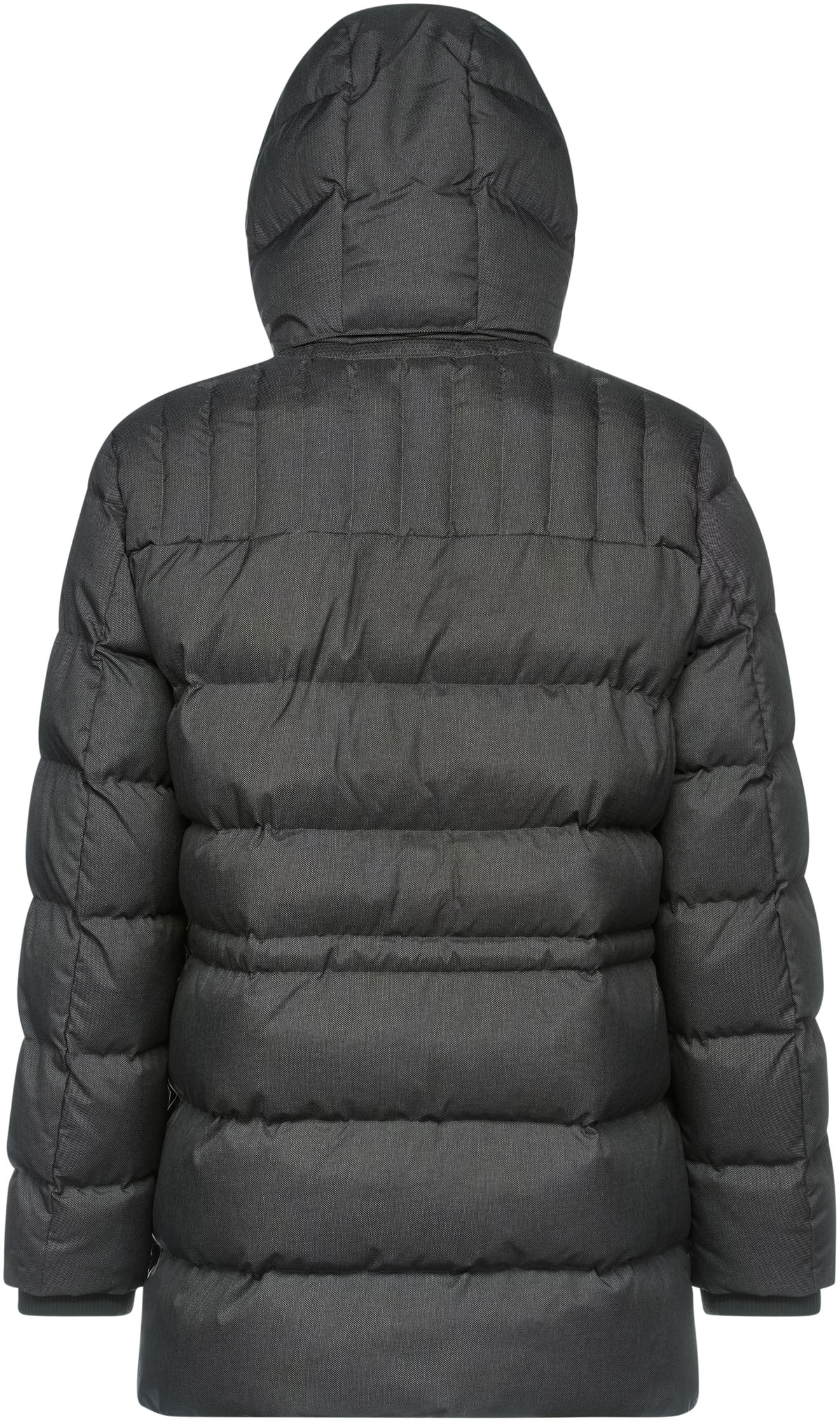 Geox Langjacke »SANFORD«, mit Kapuze, in melierter Optik, 4 Taschen, Kapuze, modische Steppung