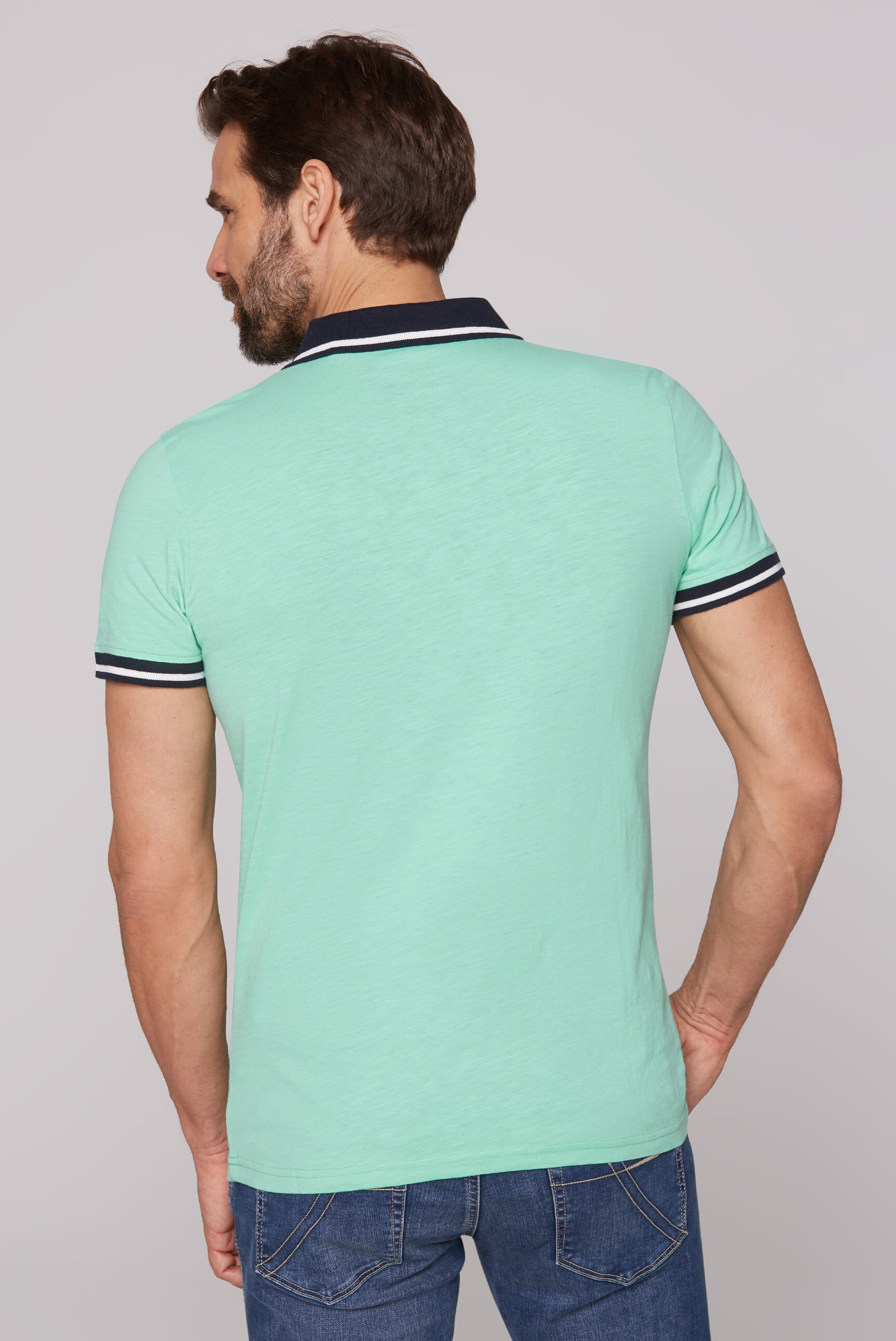 CAMP DAVID Poloshirt, aus Baumwolle