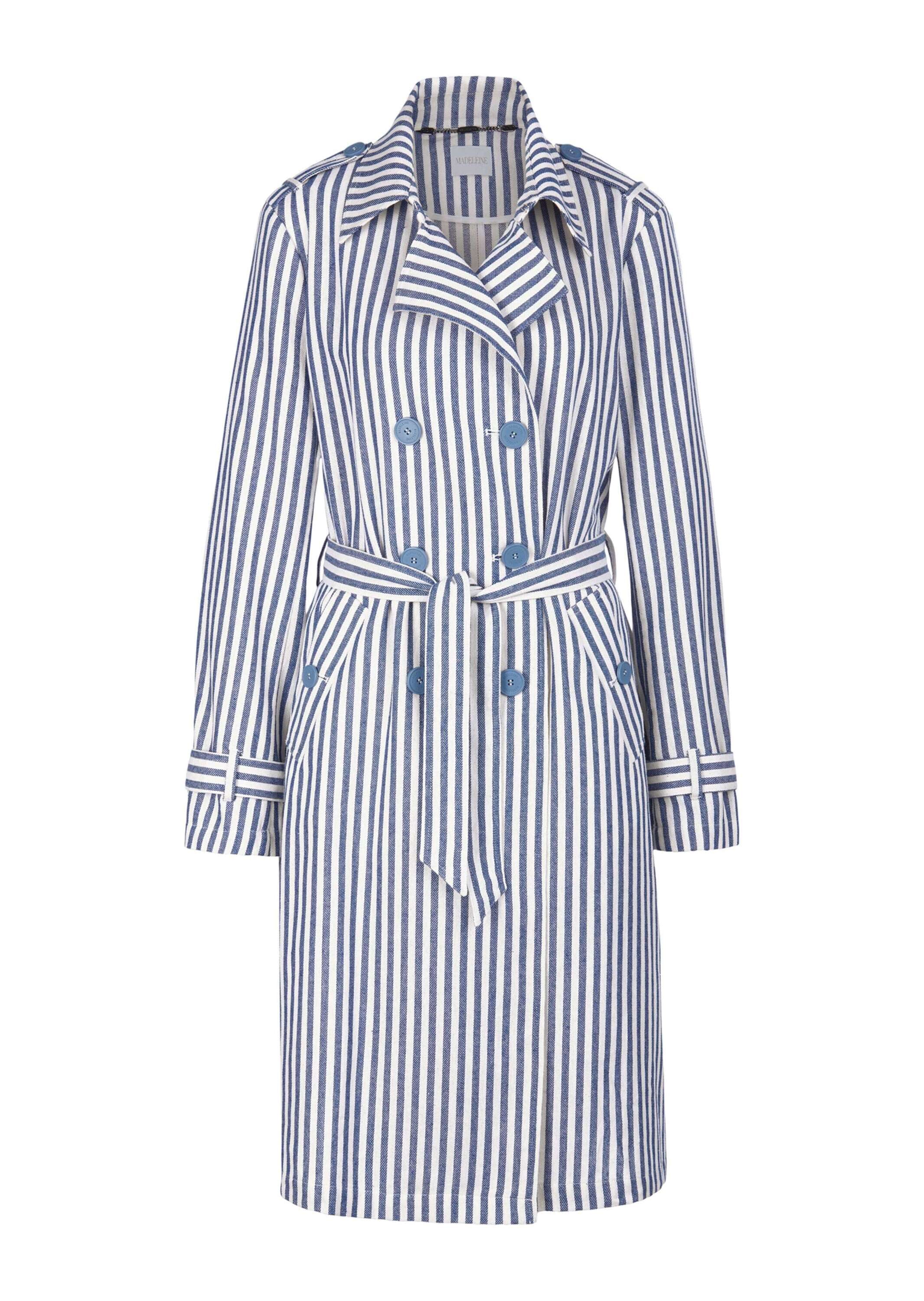 MADELEINE Langmantel "Trenchcoat Trenchcoat mit Streifen" günstig online kaufen