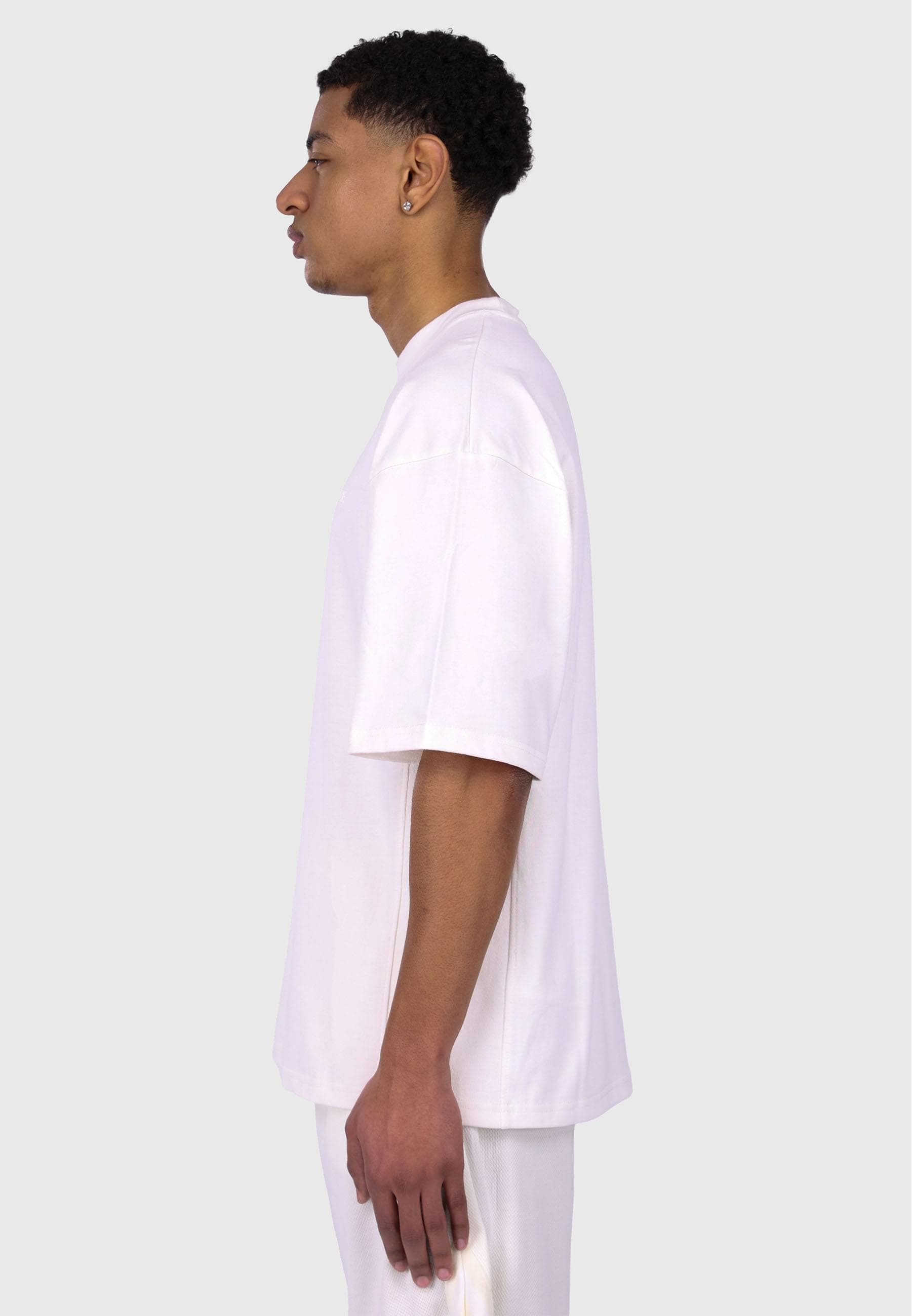 Dropsize T-Shirt »Dropsize SIDE RIB T-SHIRT«, (1 tlg.)