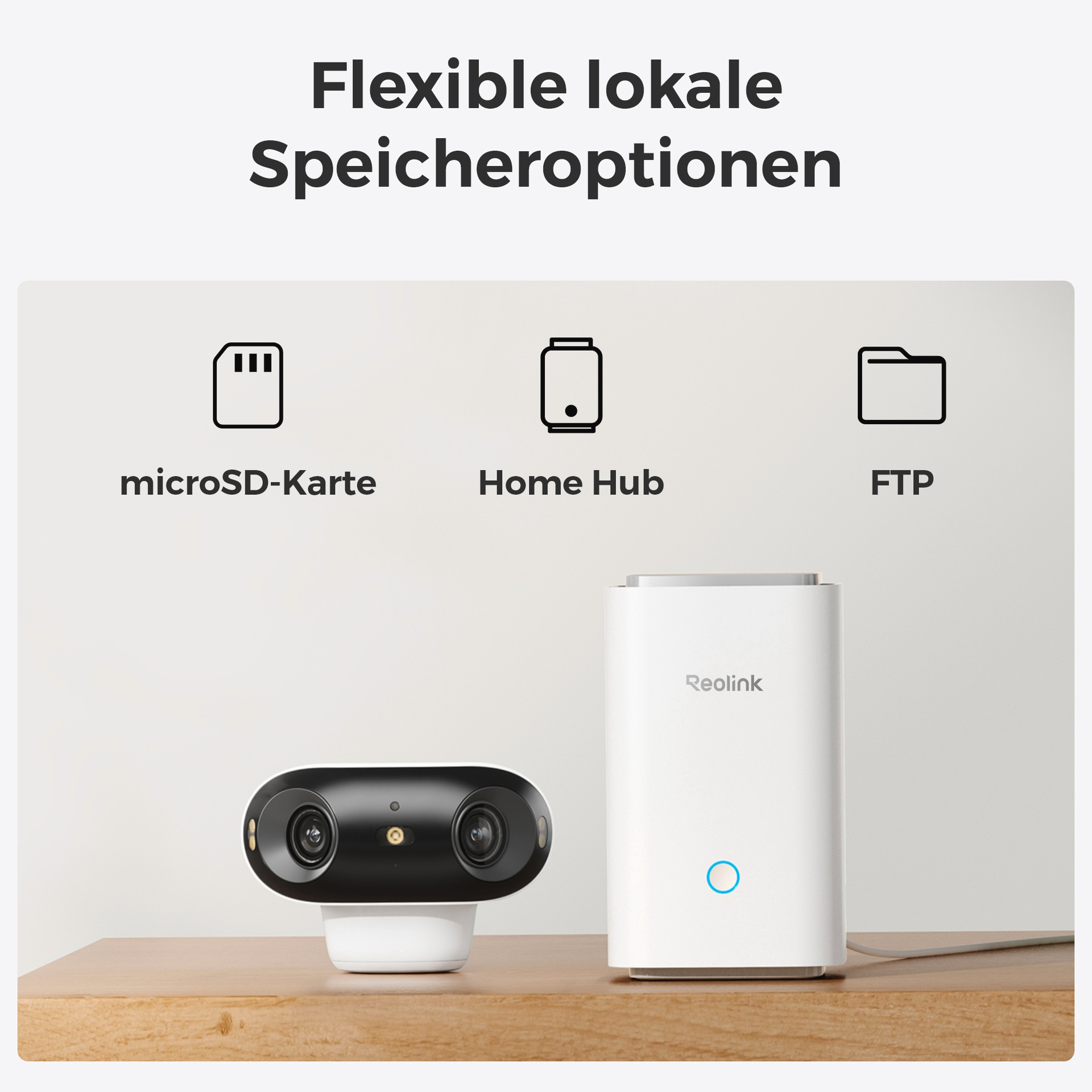 Reolink Überwachungskamera »Hub 1 + Argus Series B740X + Solarpanel«, Außenbereich