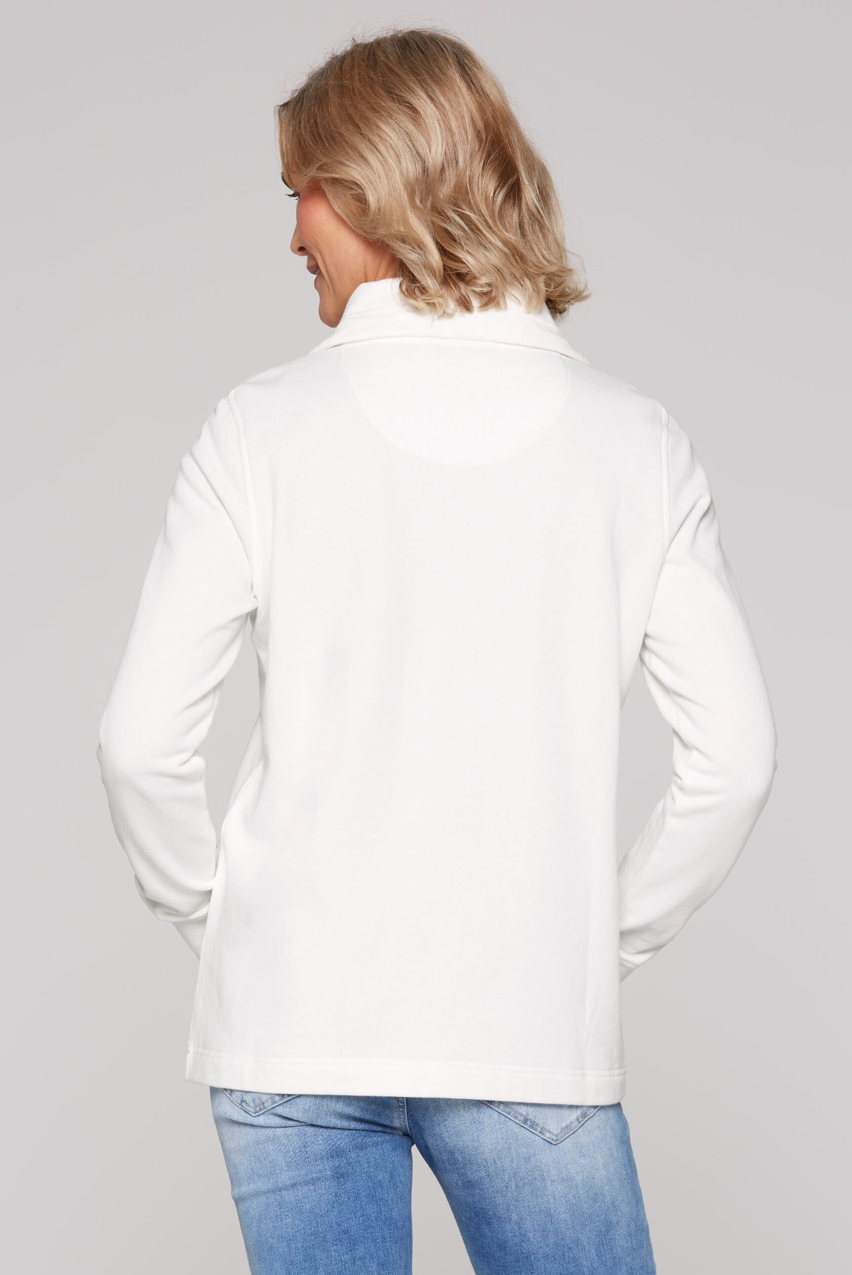 SOCCX Sweatjacke, mit Baumwolle