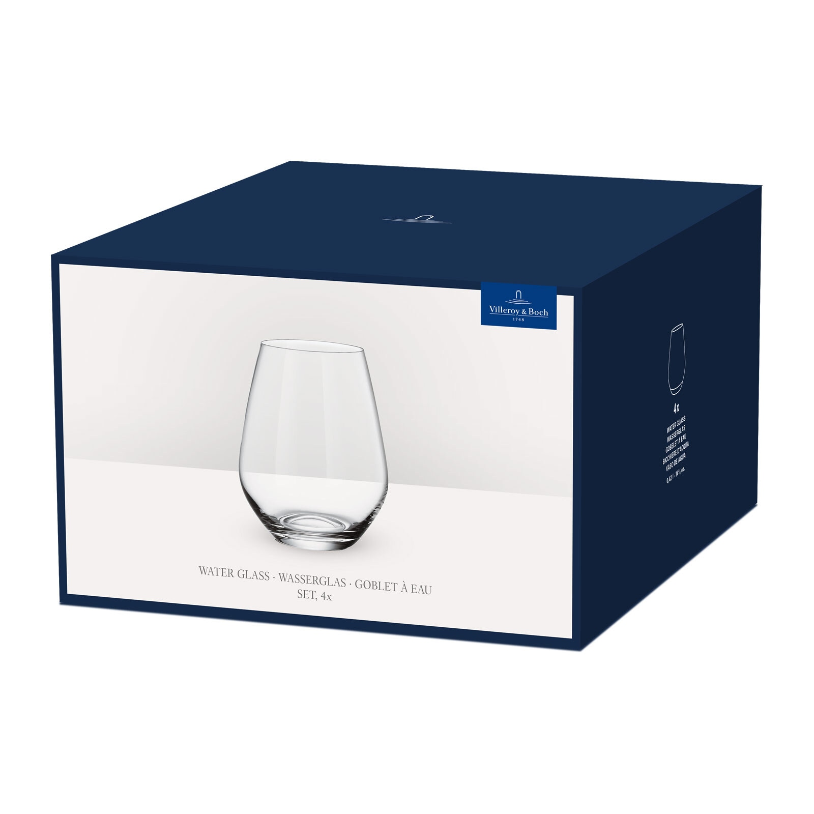 Villeroy & Boch Glas »Wassergläser Ovid 420 ml 12er Set transparent«