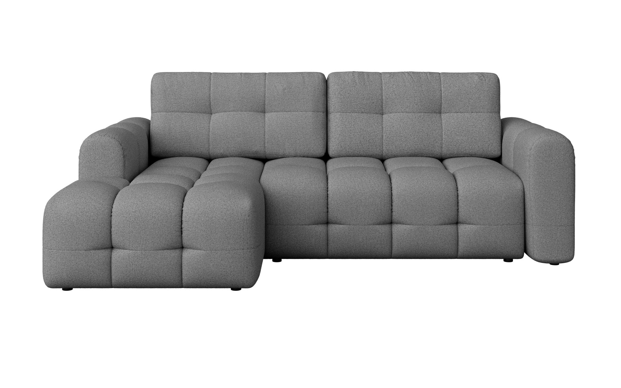 INOSIGN Ecksofa »Manilla, wahlweise mit Bettfunktion, B/T/H 265/170/91 cm«, L-Form mit Recamiere rechts/links bestellbar, Wellenunterfederung