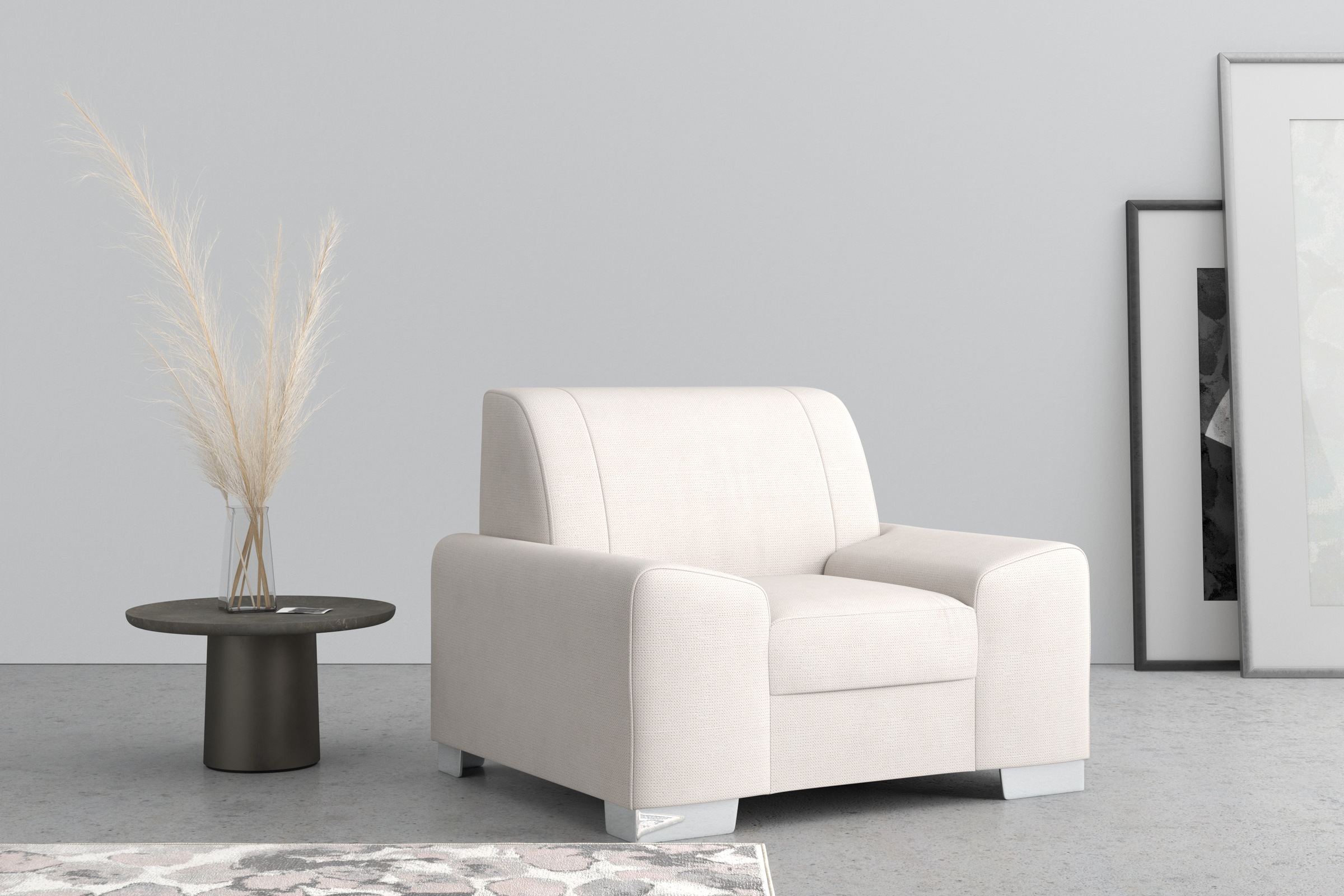 DOMO collection Sessel »Anzio«, wahlweise mit Federkern