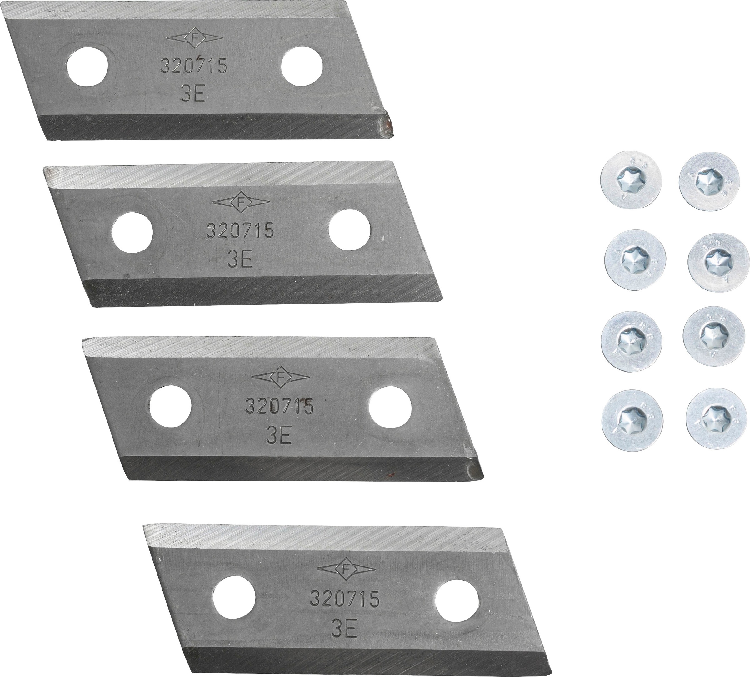 AL-KO Häckslermesser "Shredder Duotec TCS 2500", grau, Messerklingen