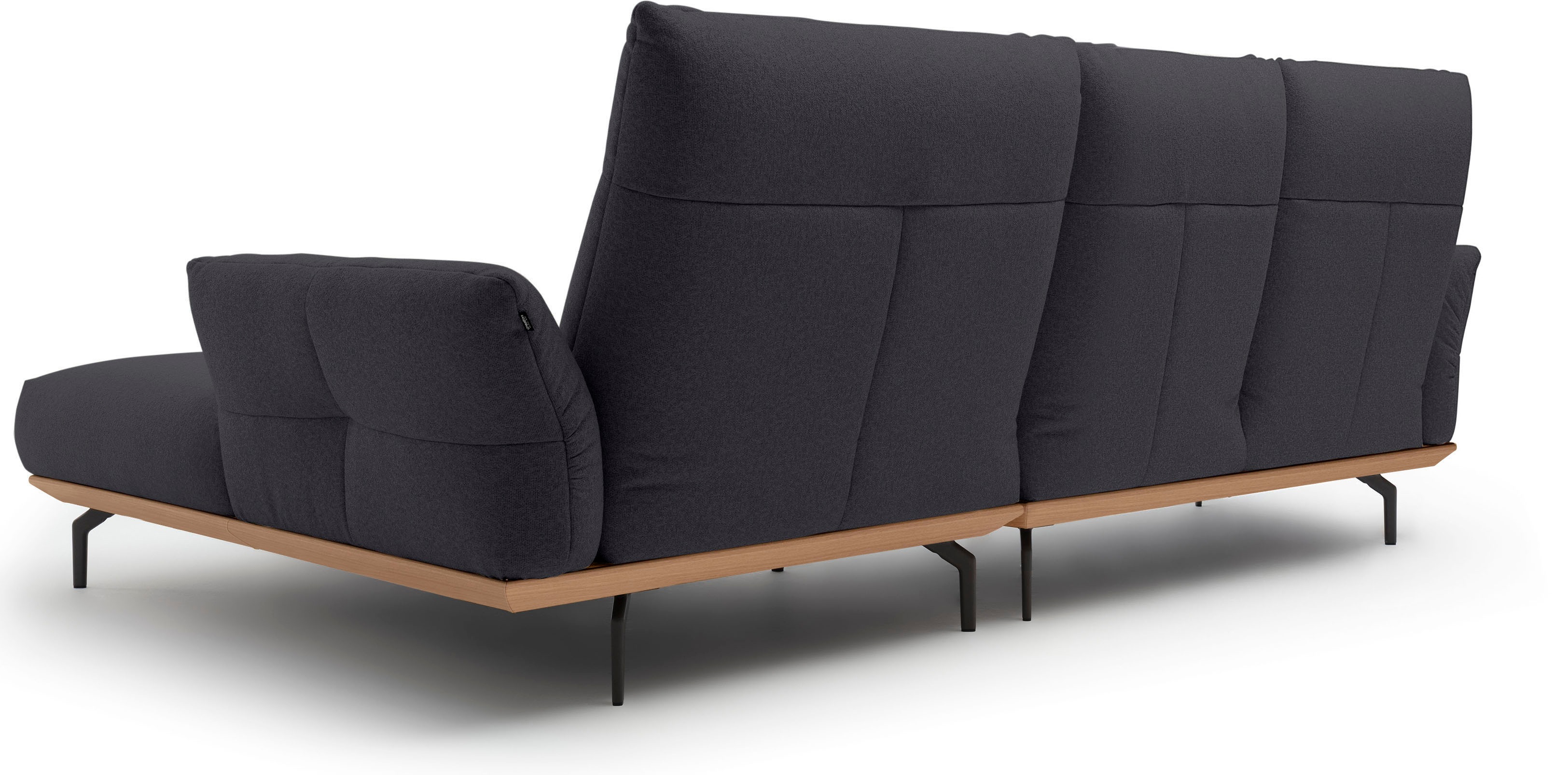 Thumbnail - Creation BY ROLF BENZ Ecksofa "CR.460" Sockel in Eiche, Alugussfüße in umbragrau, Breite 298 cm