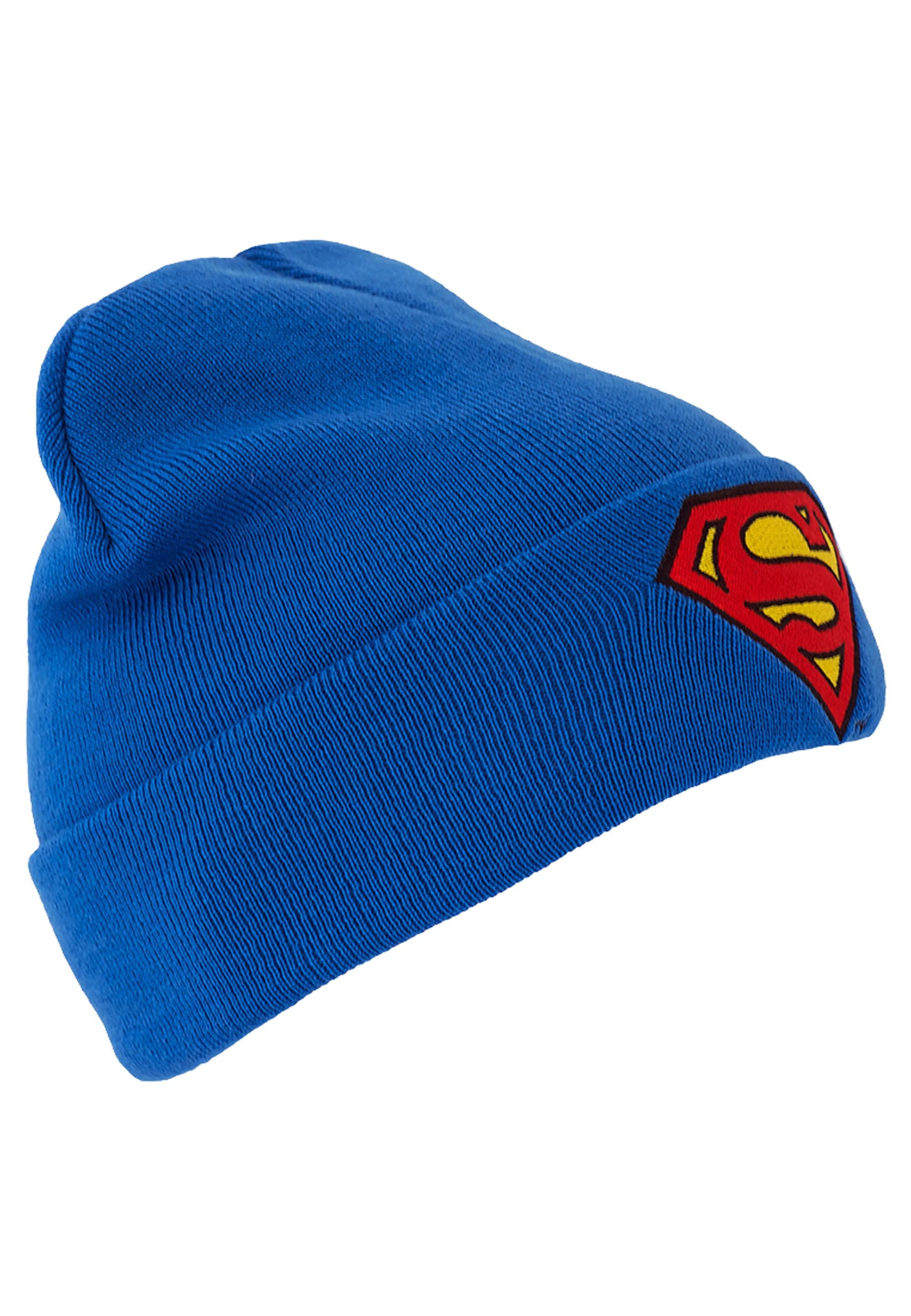 LOGOSHIRT Strickmütze mit Superman-Logo