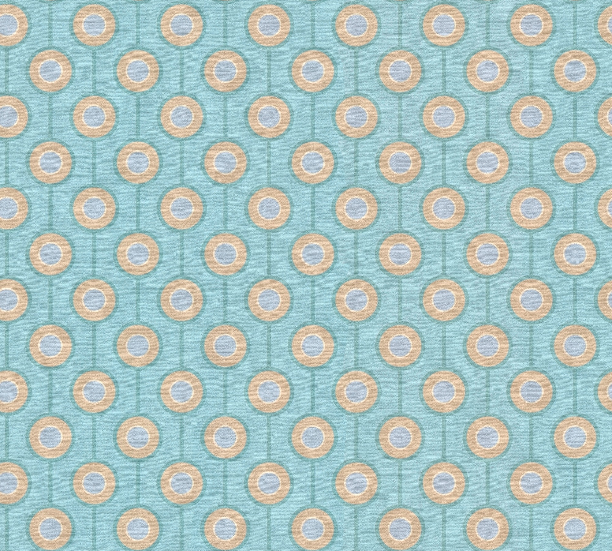 A.S. Création Vliestapete »Retro Chic Grafik-Tapete Mustertapete Retro 3D«, matt, Vintage Vliestapete für Schlafzimmer Küche Wohnzimmer Grafik Design