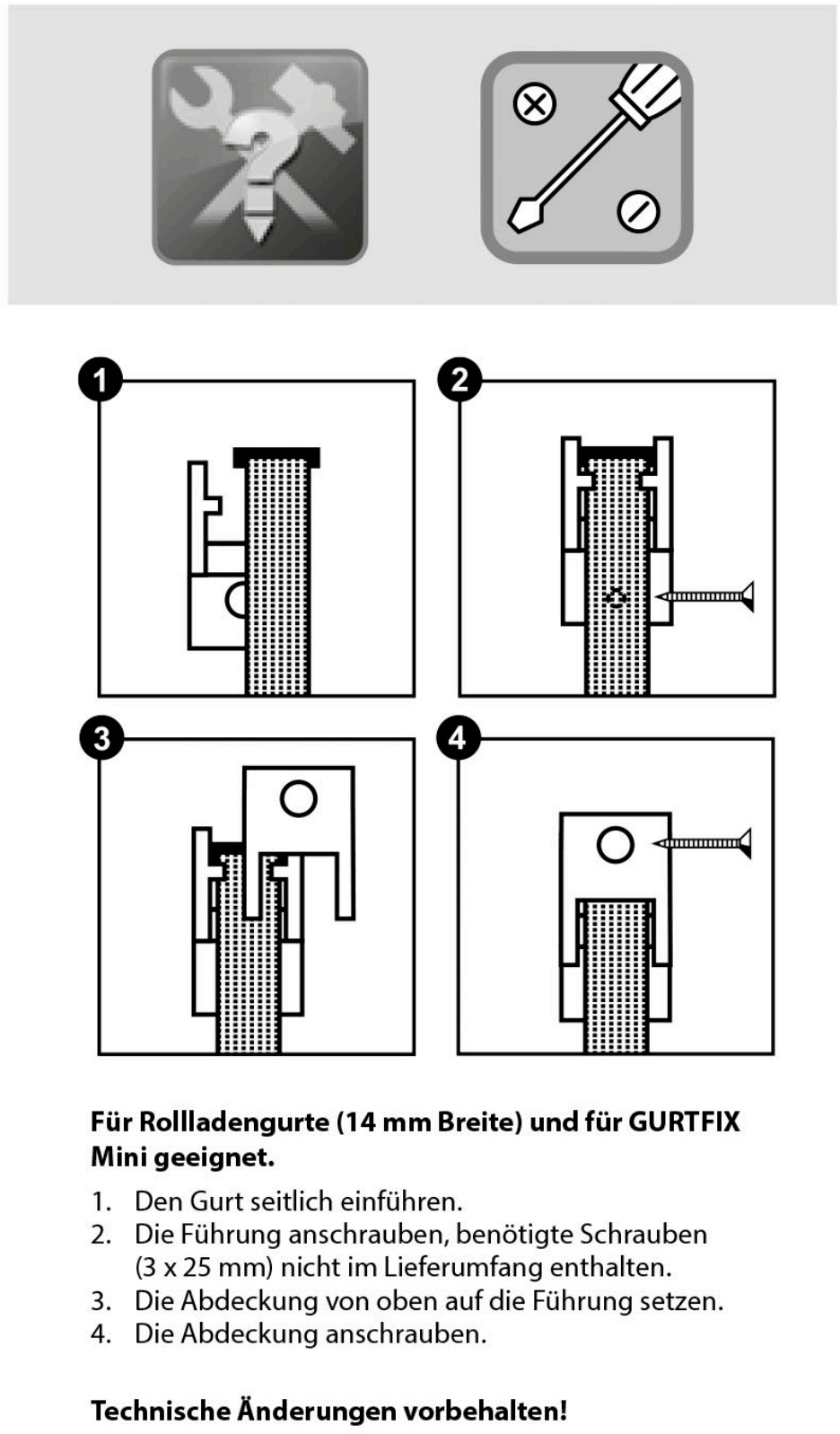 Thumbnail - SCHELLENBERG Rollladen-Gurtführung "Duo für das Rollladensystem Mini" Set, 3 Stk. tlg. inkl. Zugluftdichtung und Gurtlei...