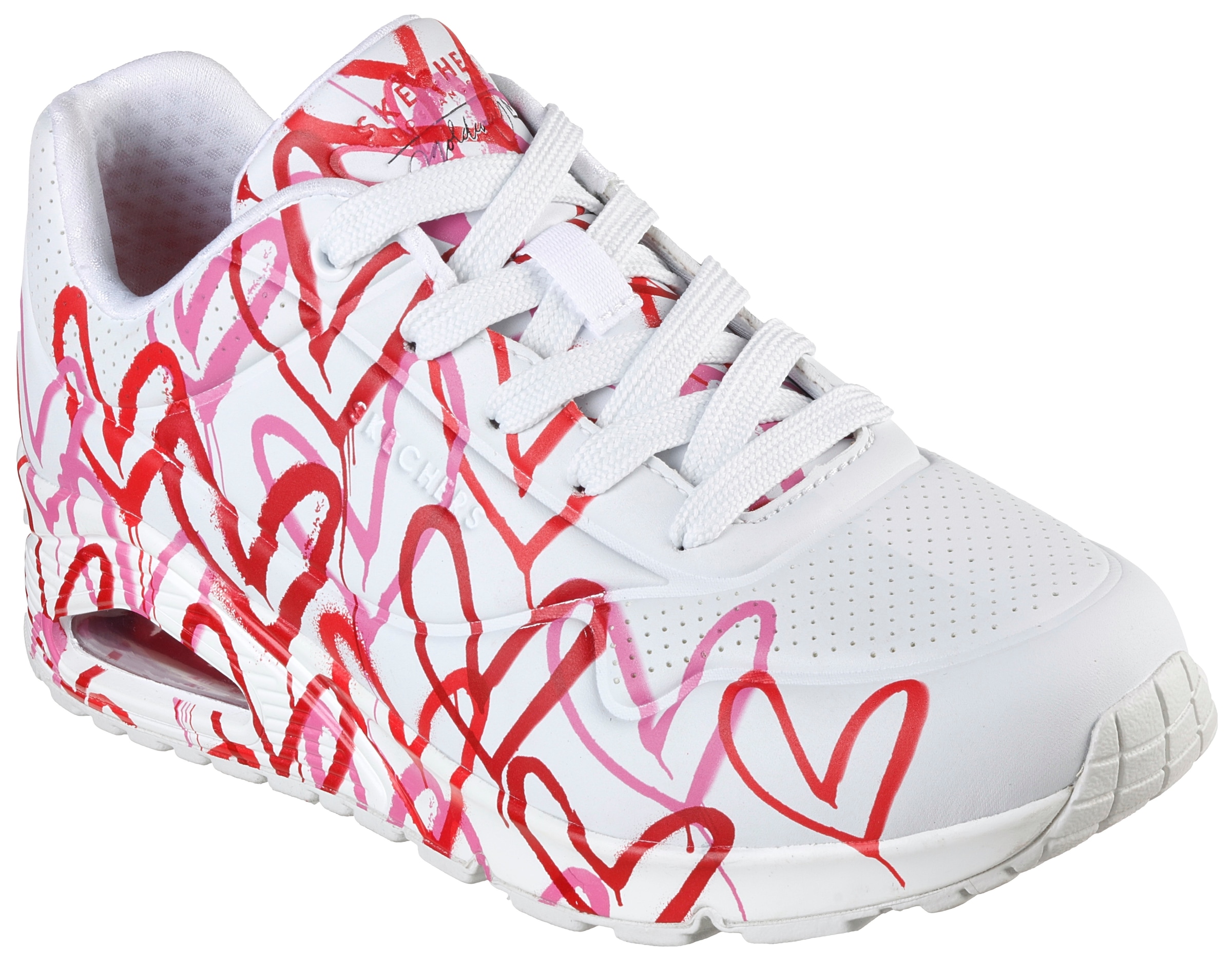 Wedgesneaker »UNO-SPREAD THE LOVE«, mit auffälligem Graffiti-Print, Freizeitschuh,...