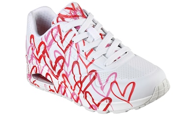 Wedgesneaker »UNO-SPREAD THE LOVE«, mit auffälligem Graffiti-Print, Freizeitschuh,...