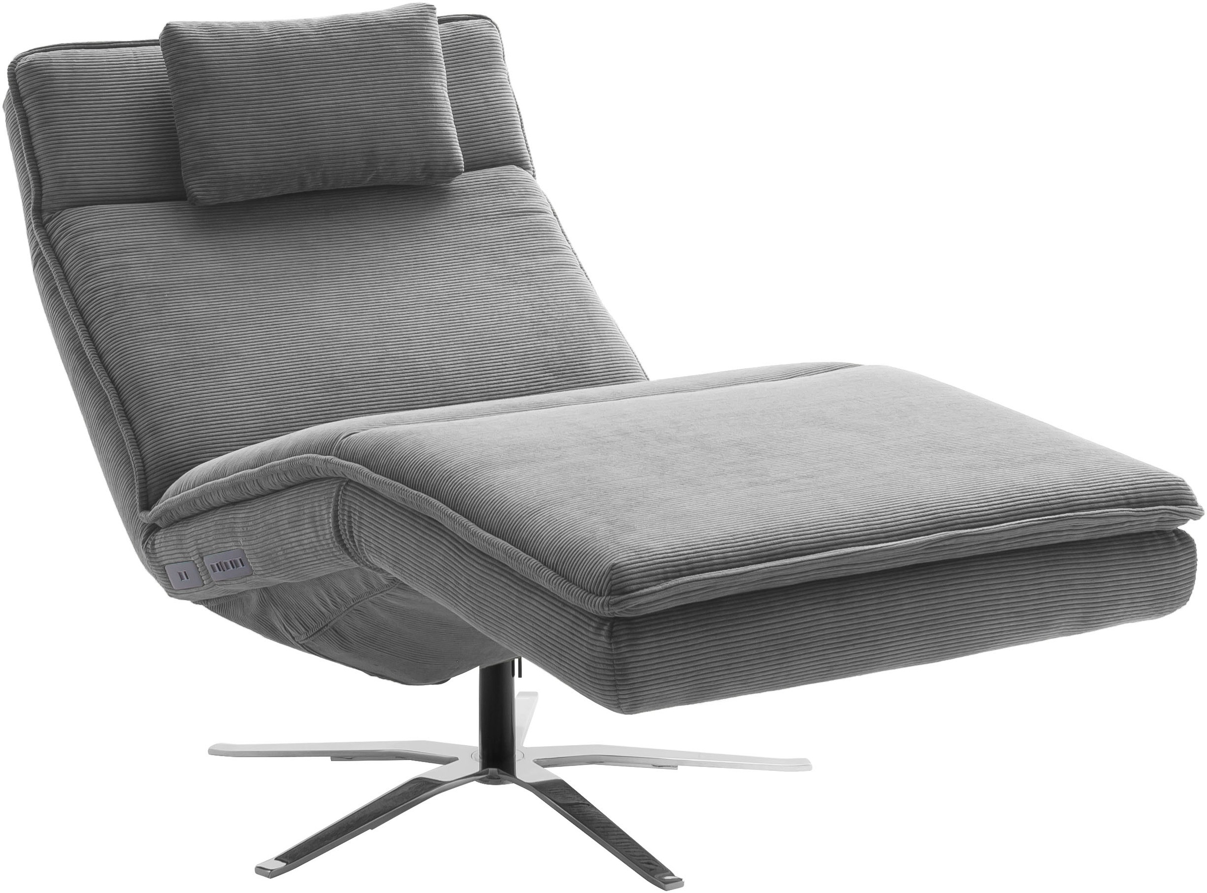 SCHÖNER WOHNEN-Kollektion Relaxsessel "Belize, Ergonomischer Liege-Luxus zum Entspannen" Herz-Waage-Position, motorische Verstellung & USB-Anschluss