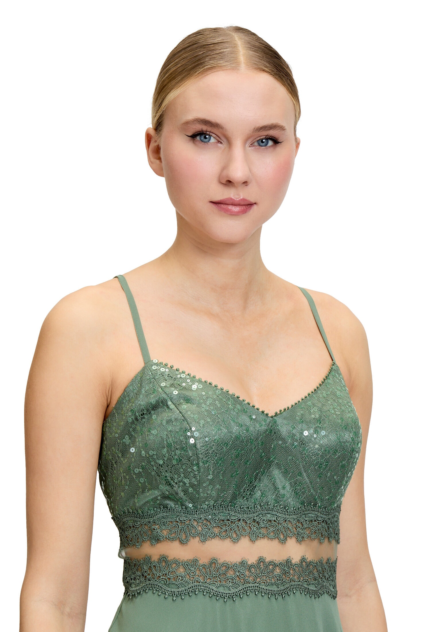 Vera Mont Abendkleid »Damen mit Spitze« Ohne Tasche Dekoelemente