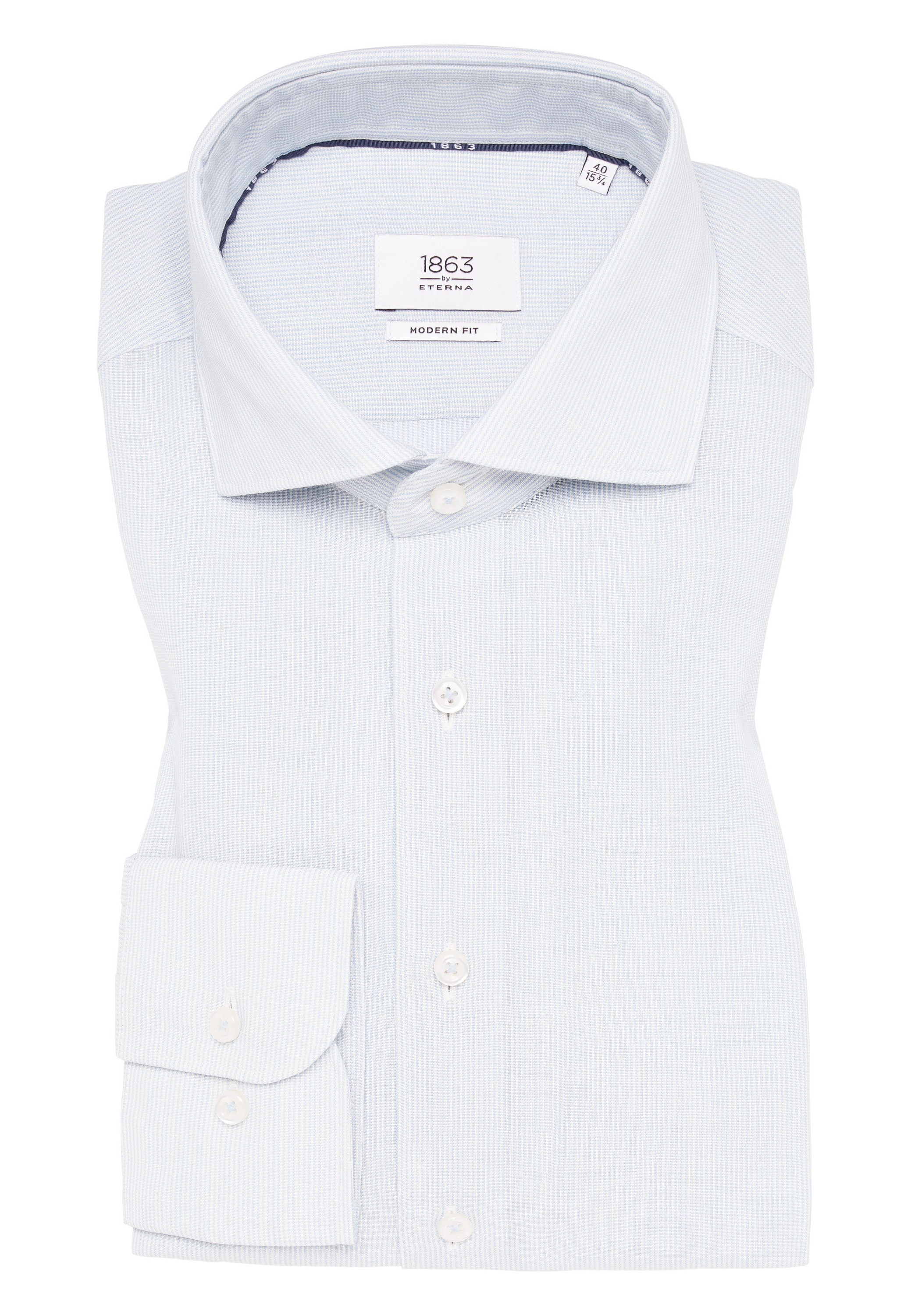 Eterna Langarmhemd »MODERN FIT« EASY IRON (bügelleicht)