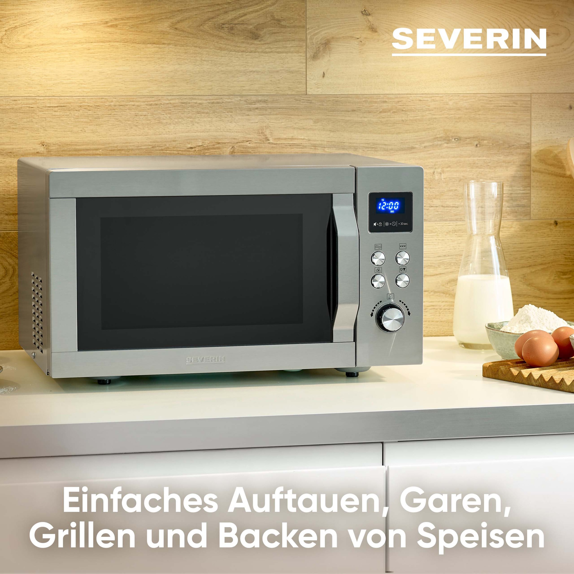 Severin Mikrowelle »MW 7774« Grill | Heißluft | Mikrowelle mit Grill- und Heißluftfunktion 3-in-1