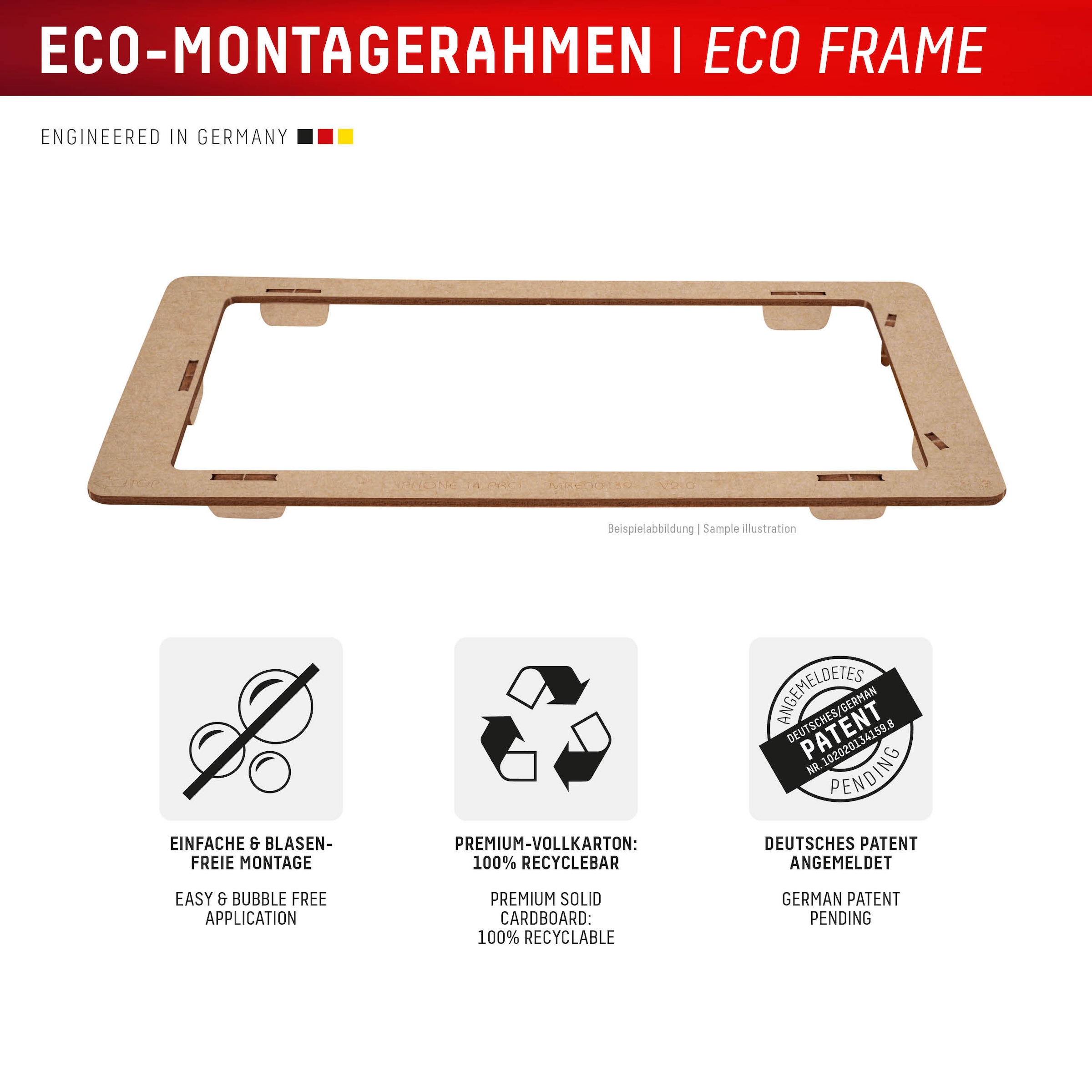 Displex Displayschutzglas »Premium Glass Screen Protector Anti-Reflex« für Apple iPhone 17 Pro Displayschutzfolie, Schutzfolie, Bildschirmschutz, kratz- & stoßfest