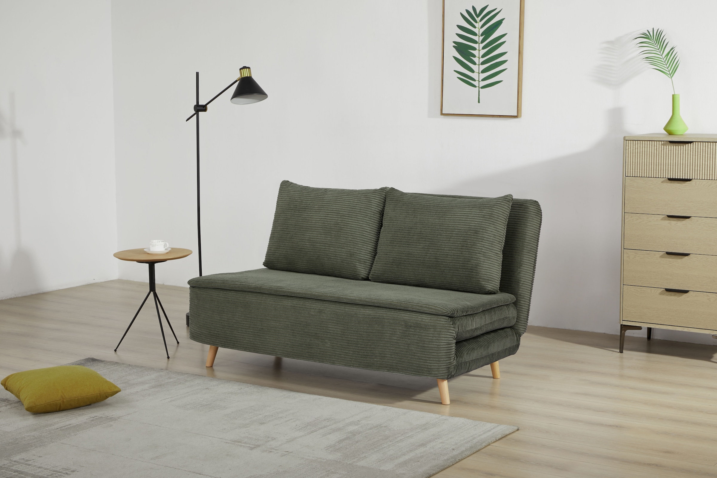 INOSIGN 2-Sitzer »AINSLEYSLEEPL«, Verstellbare Rückenlehne und Sofa mit Bettfunktion