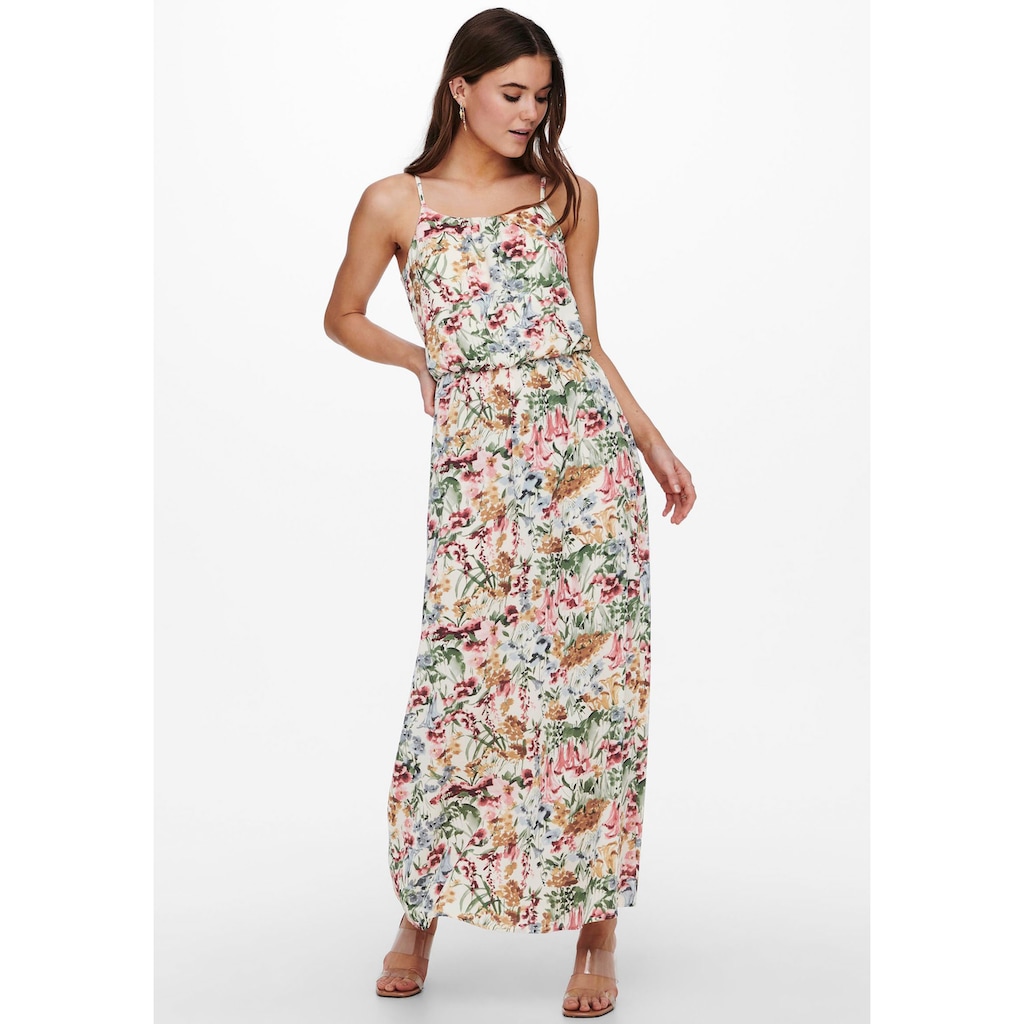 ONLY Maxikleid »ONLWINNER S/L MAXI DRESS NOOS PTM«, mit Spaghettiträger