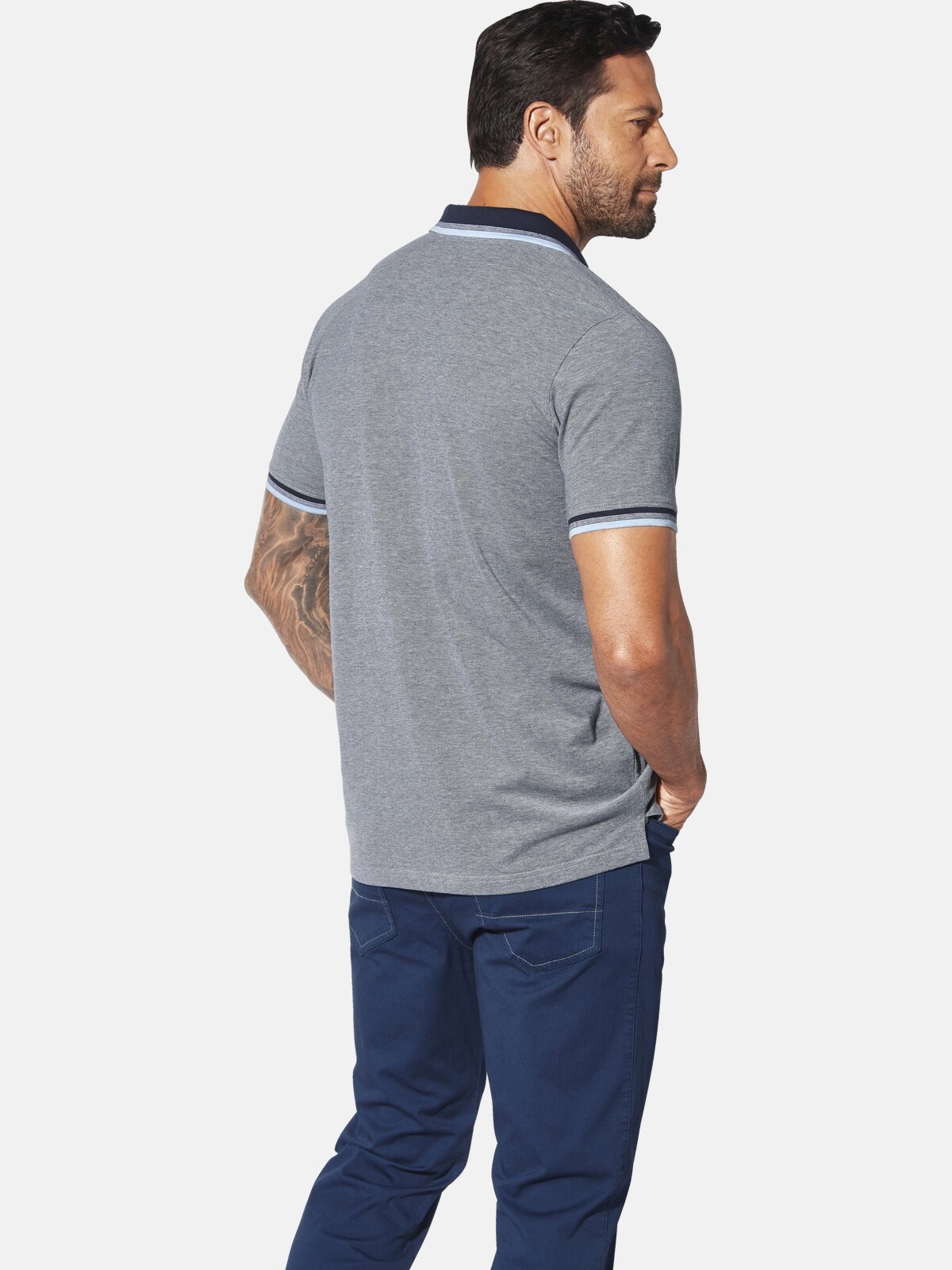 Jan Vanderstorm Poloshirt »Poloshirt HERFINN«, (1 tlg.)