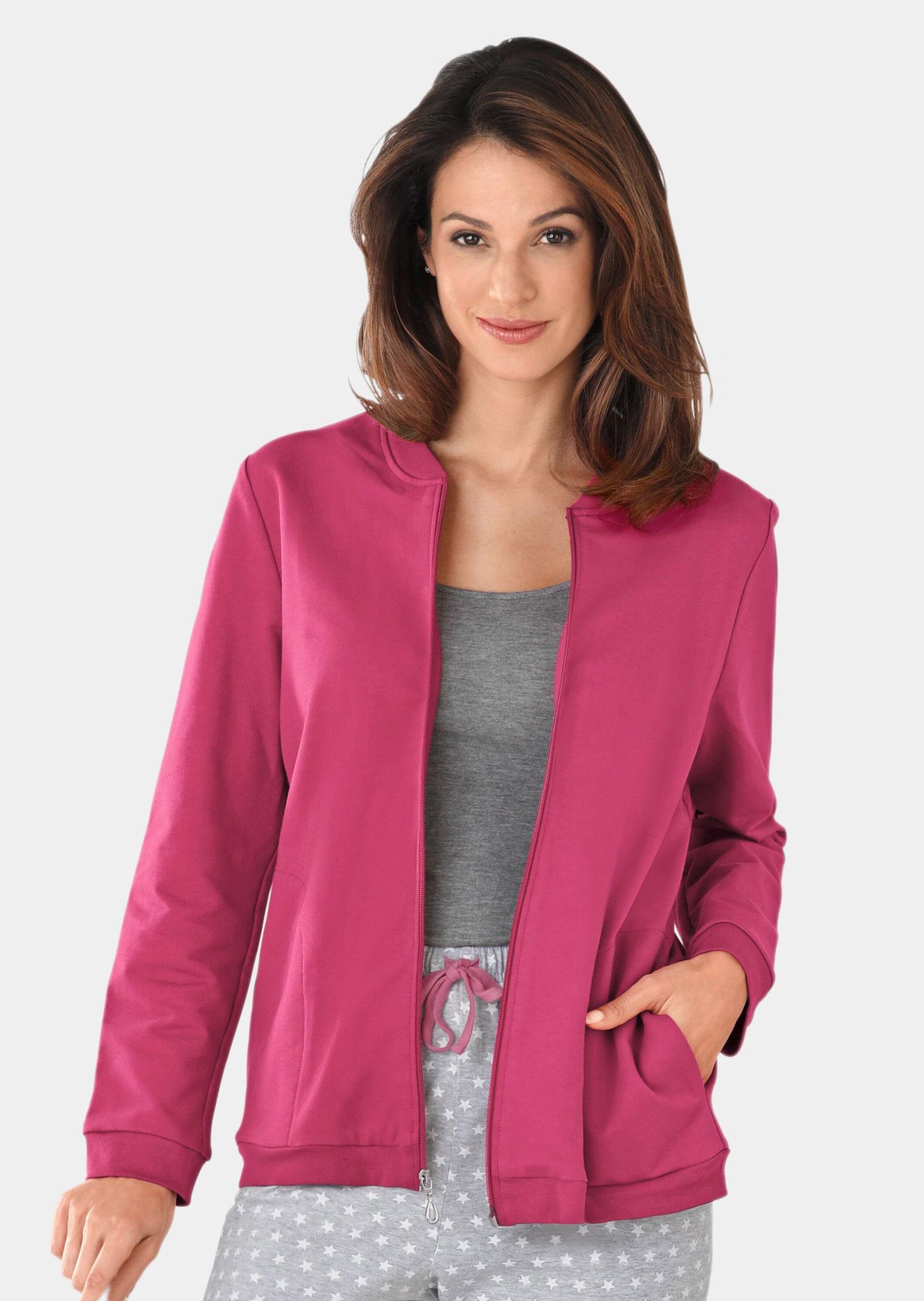 GOLDNER Hausanzug »Wohfühljacke in Blousonform«