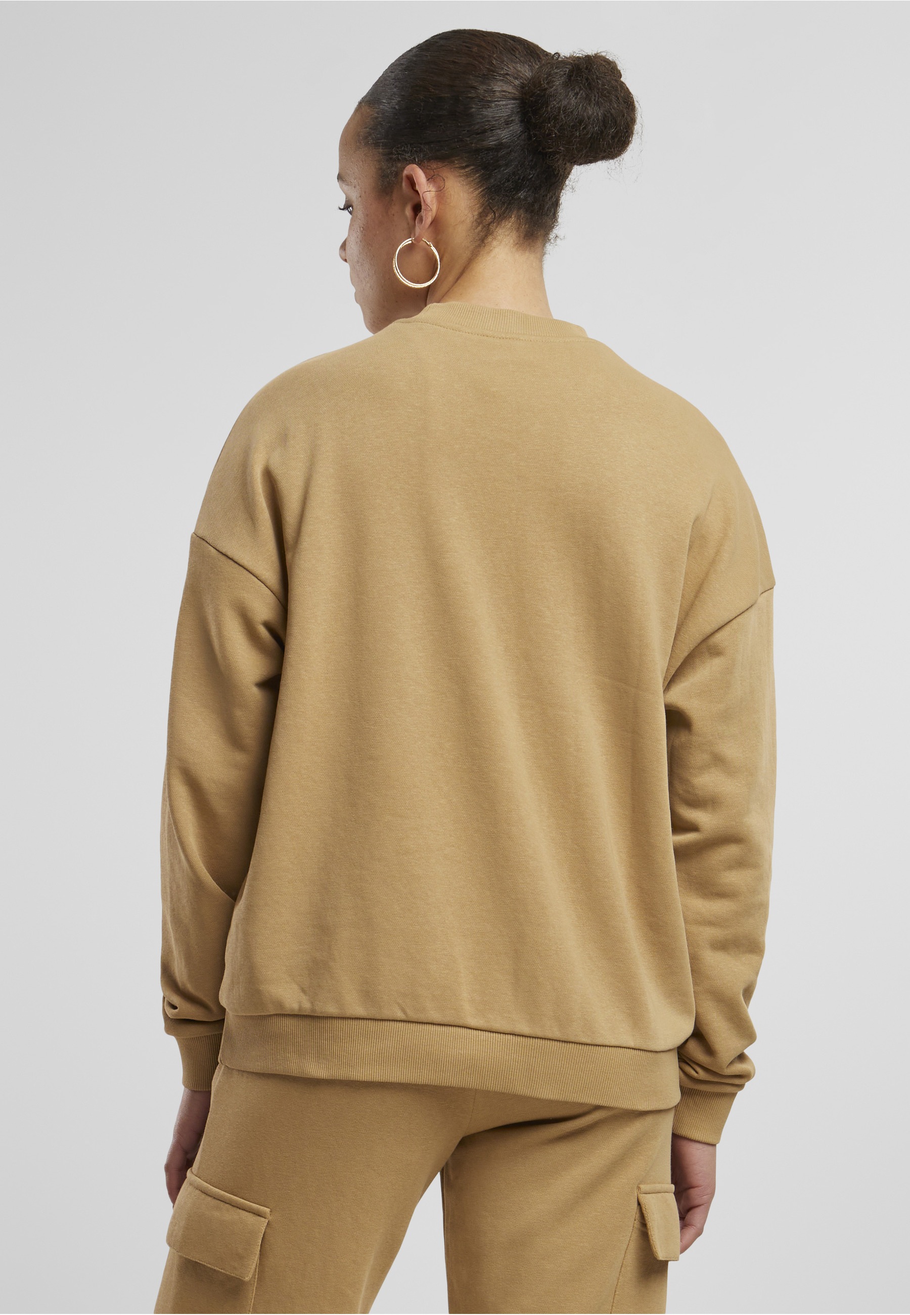 URBAN CLASSICS Sweater »Urban Classics Damen Ladies Oversized Light Terry Crewneck«
