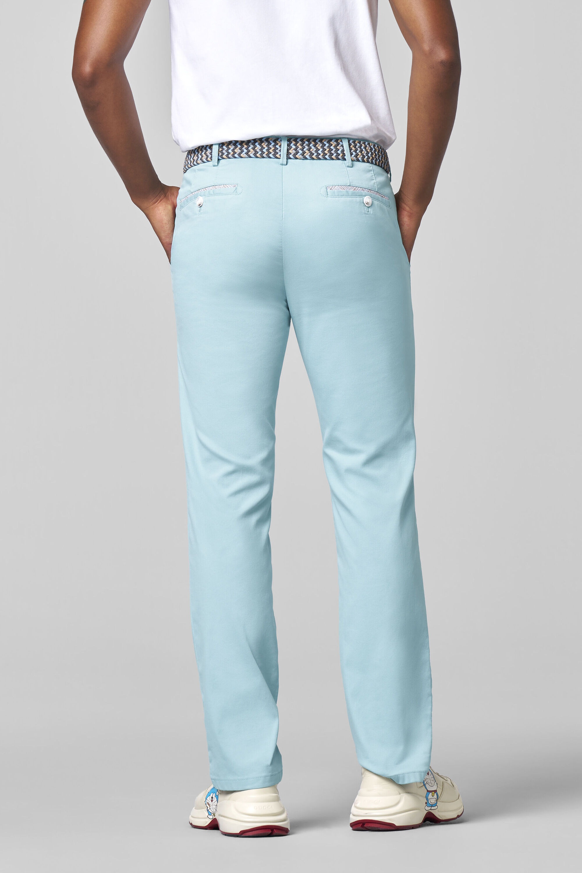 MEYER Chinos »ROMA Art.1-5070«, mit buntgewebtem Innenfutter
