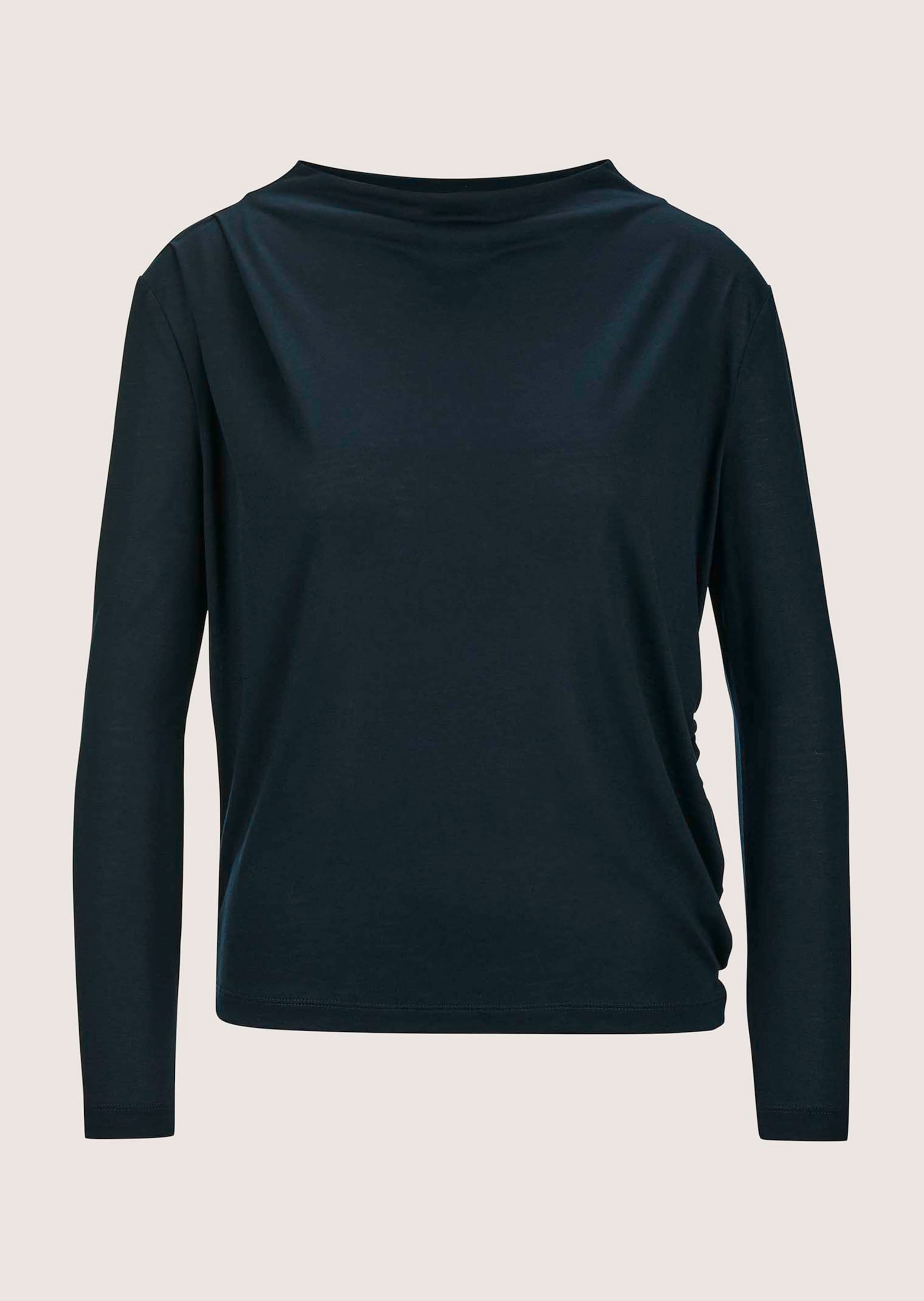 MADELEINE Langarmshirt "Shirt Langarm-Shirt mit Wasserfallkragen" günstig online kaufen