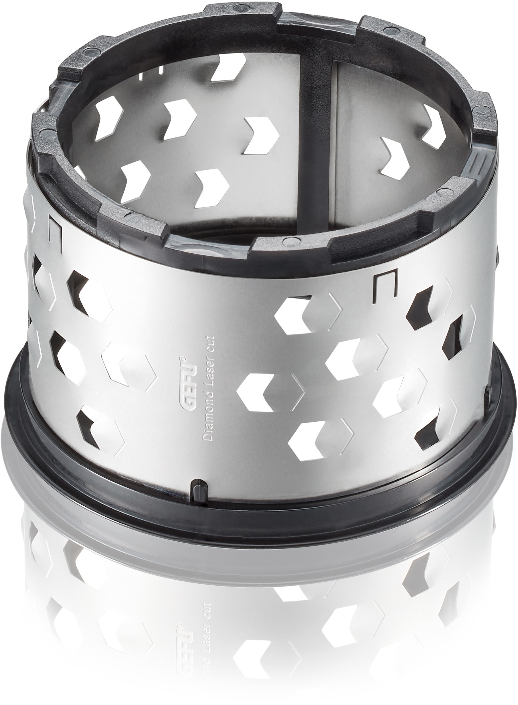 Thumbnail - GEFU Küchenreibe "PECORINO LASER CUT" Inkl. Auffangbehälter