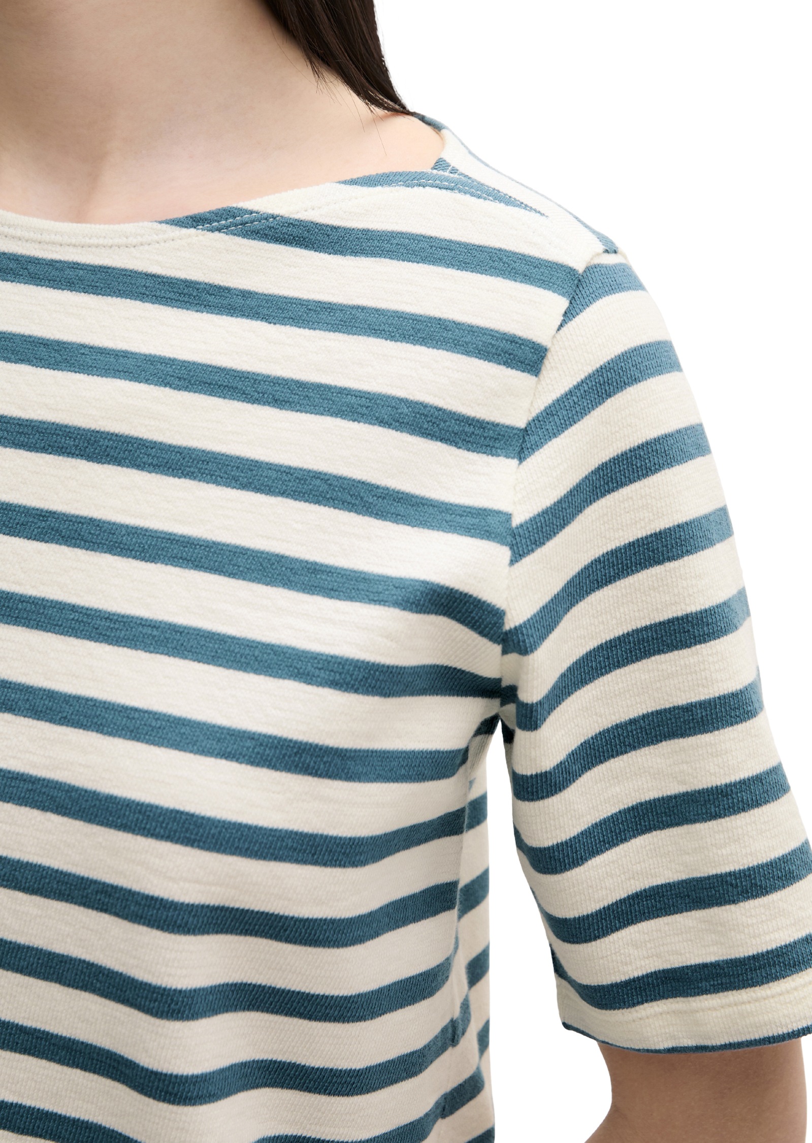 Marc O'Polo T-Shirt straight aus weichem Jersey, geringelt