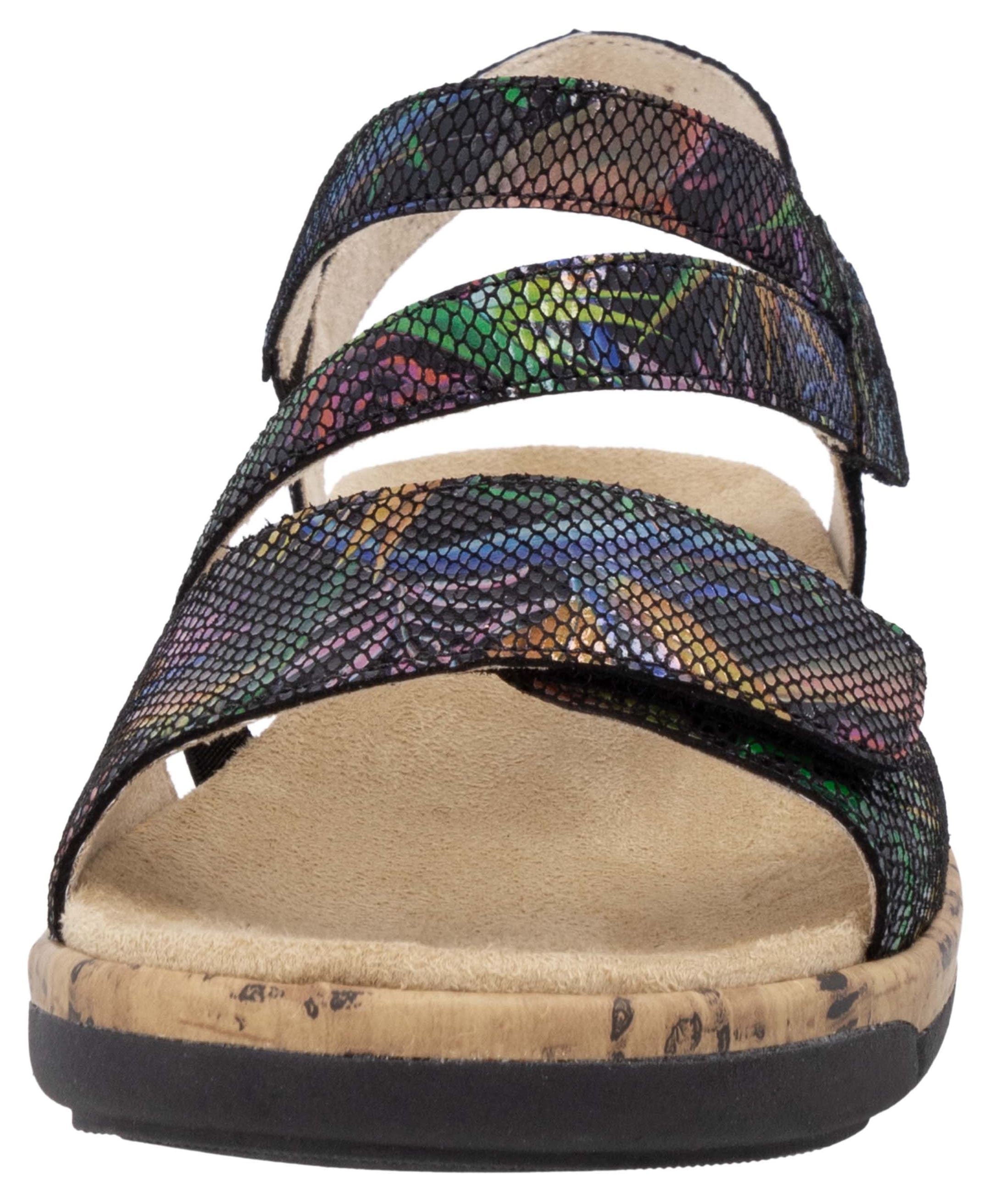 Remonte Keilsandalette, Sommerschuh, Klettschuh, Riemchensandale mit Softfußbett