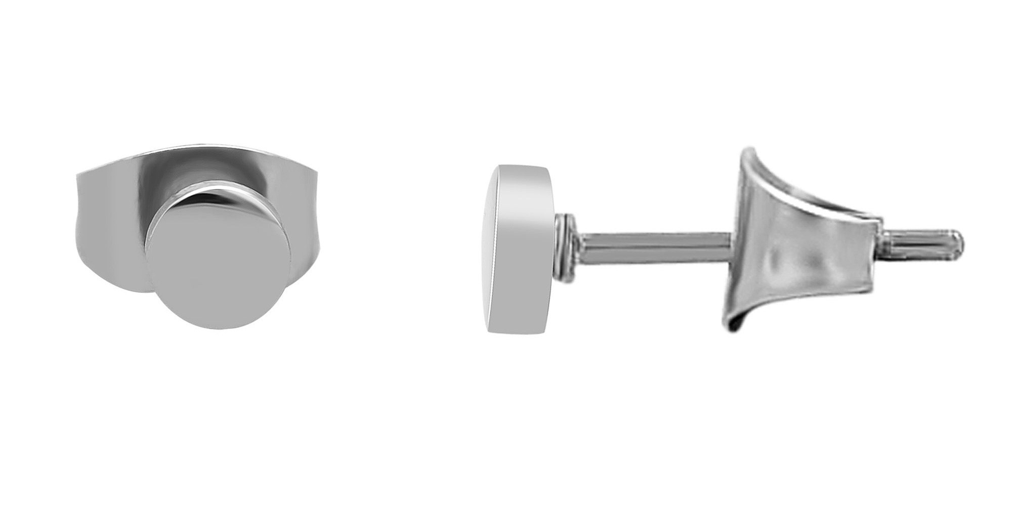Adelia´s Paar Ohrhänger "Ohrringe – Ohrstecker aus Edelstahl" Ideal zum Verschenken – schlicht und stilvoll