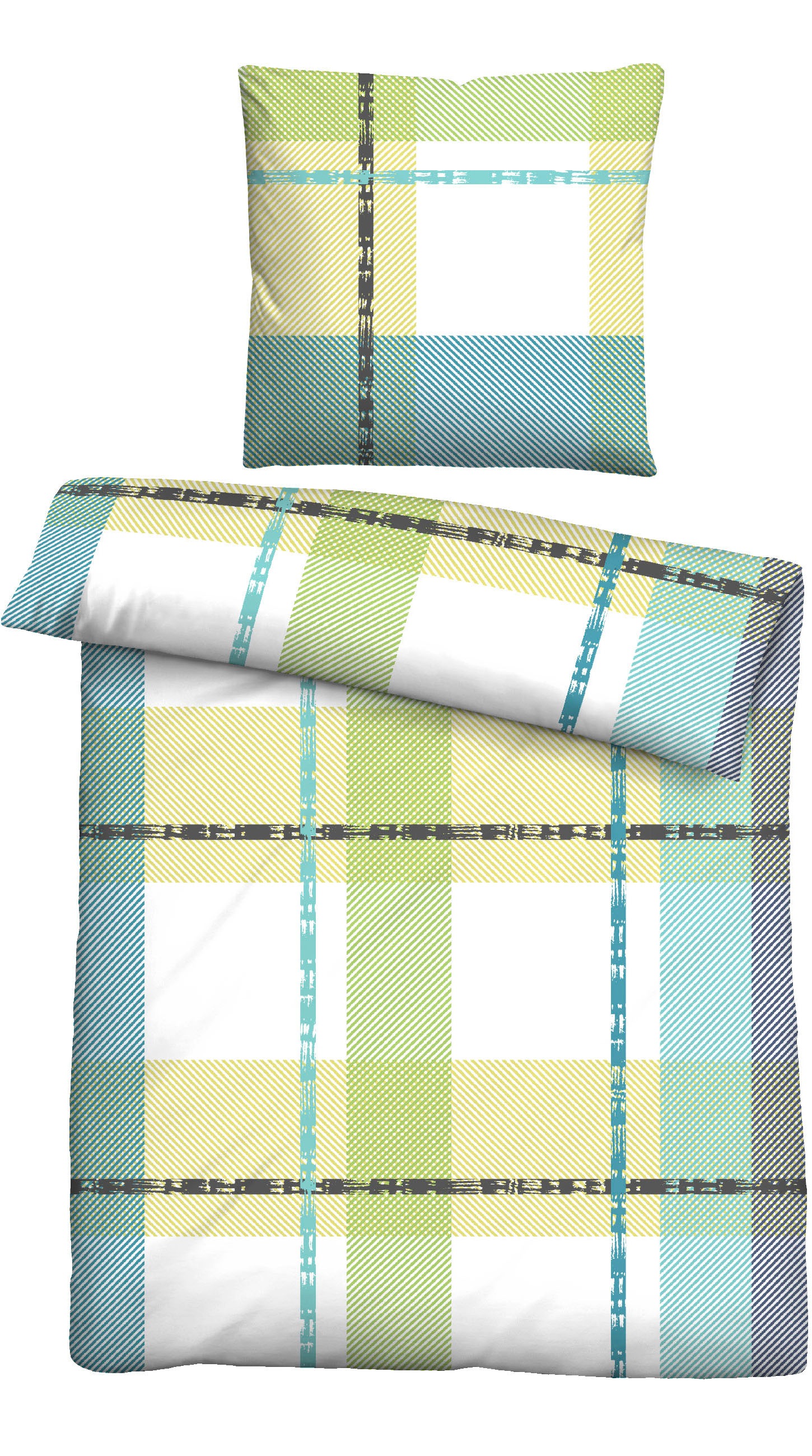 Thumbnail - Castell - Markenbettwäsche Bettwäsche "0560746" 2 Stk. tlg. feiner Glanz + weicher Griff, pflegeleicht, ganzjährig einse...