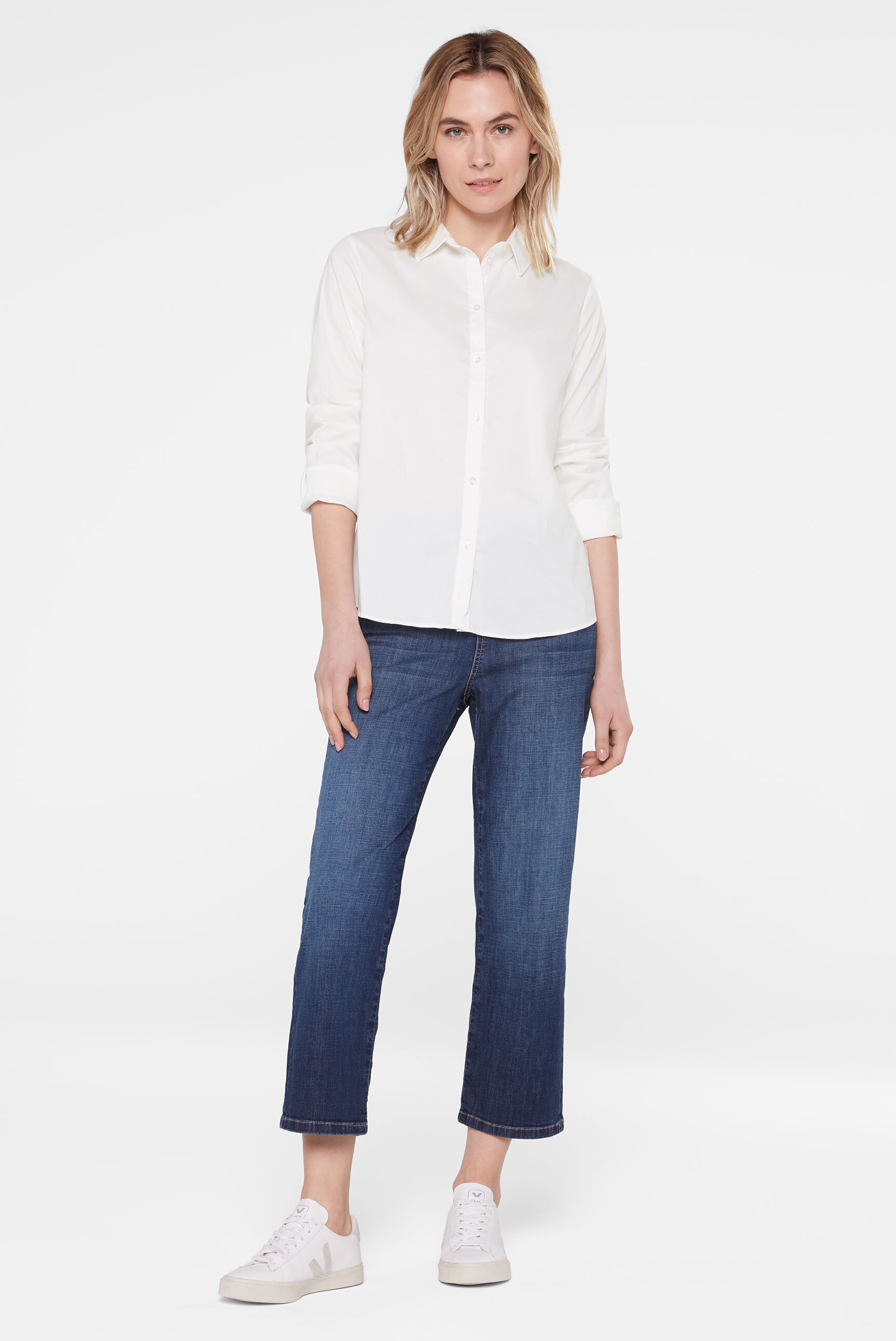SENSES.THE LABEL Langarmbluse, mit Baumwolle