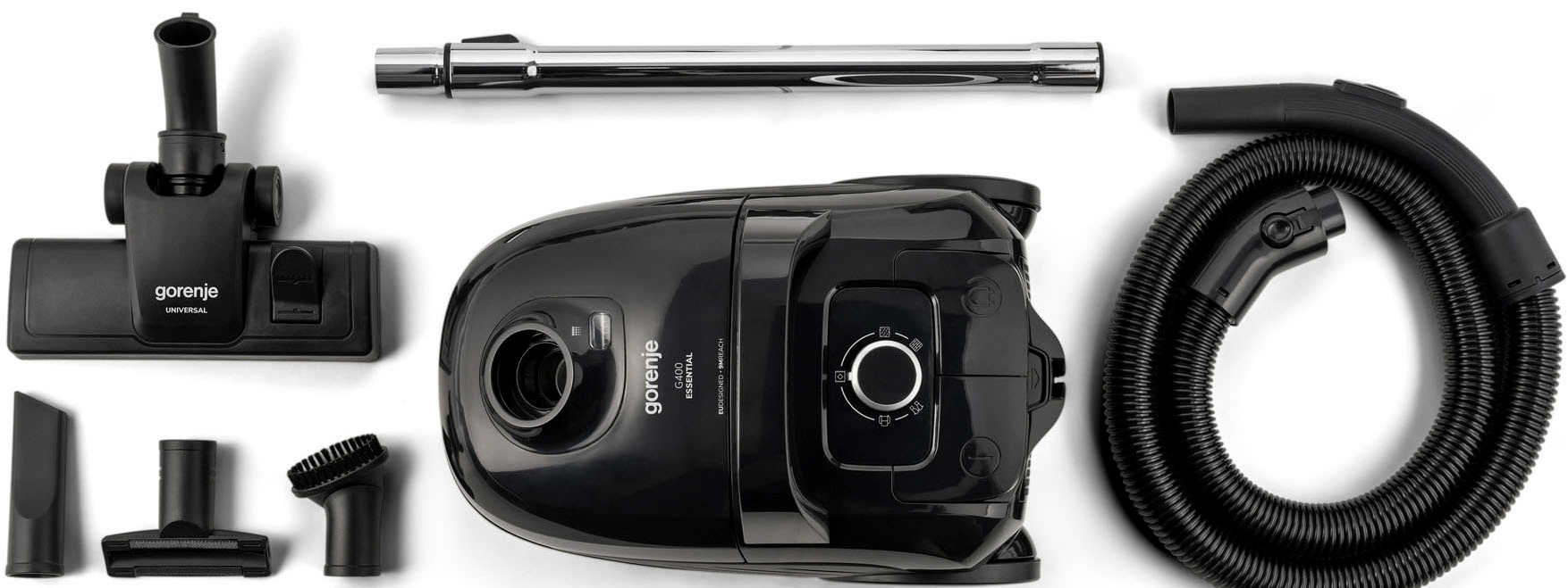 GORENJE Bodenstaubsauger "G400 Essential VCE21G4EBK" 750 W mit Beutel günstig online kaufen