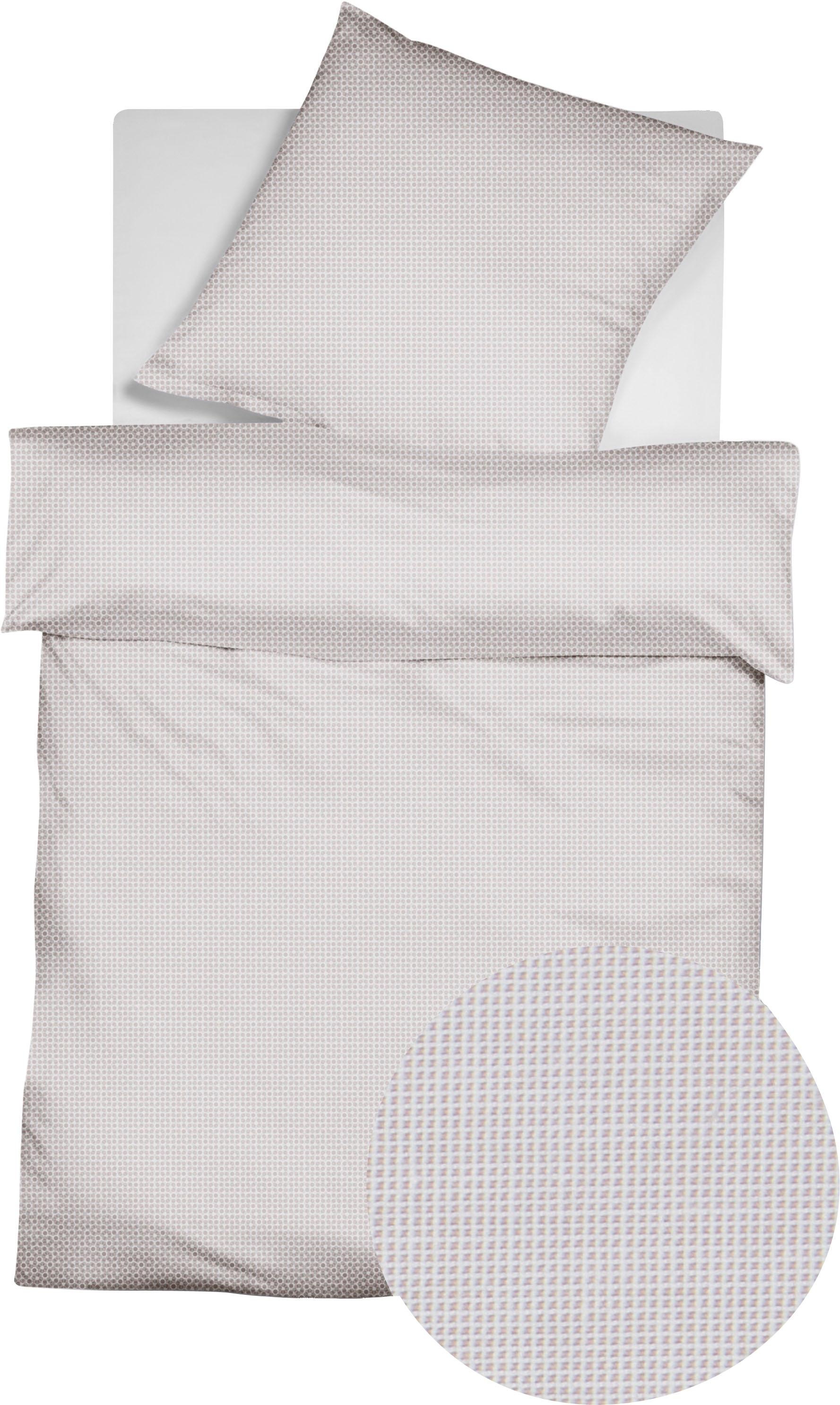 fleuresse Bettwäsche »Porto«, 100% Baumwolle, in Gr. 135x200, 155x220, 200x200cm, Reißverschluss
