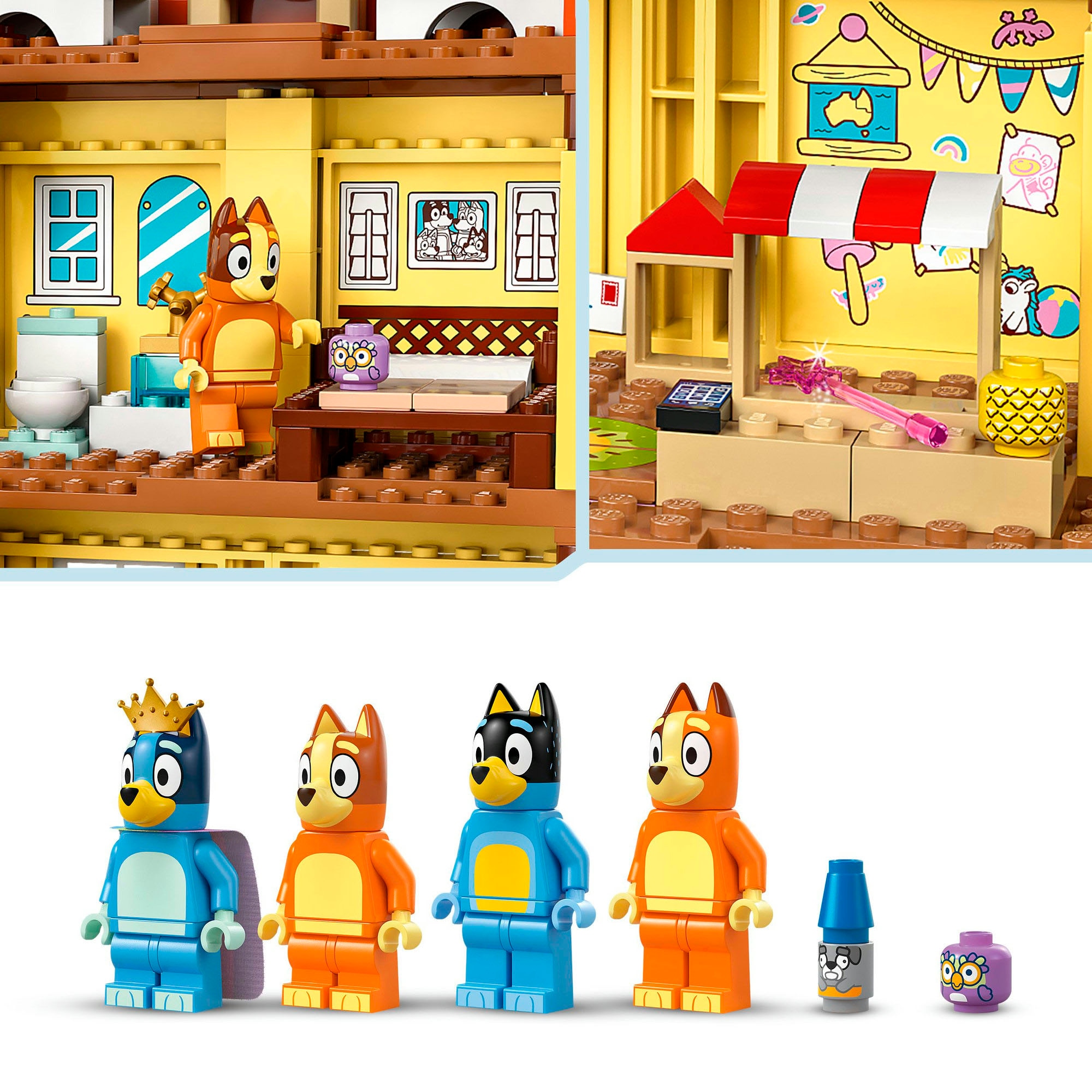 LEGO® Konstruktionsspielsteine »Blueys Haus (11203), LEGO Bluey«, (382 St.), Made in Europe