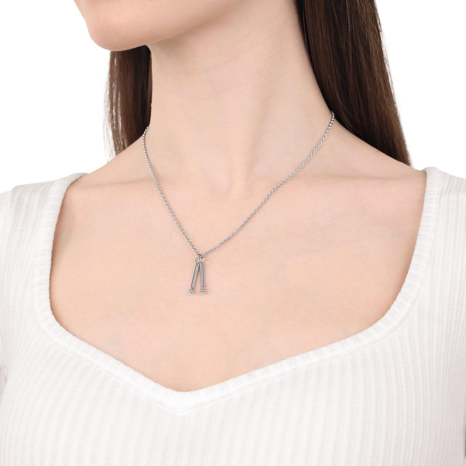 Amor Kette mit Anhänger »Scorpions by Amor, Schlagzeugstöcke/Drumssticks Design«