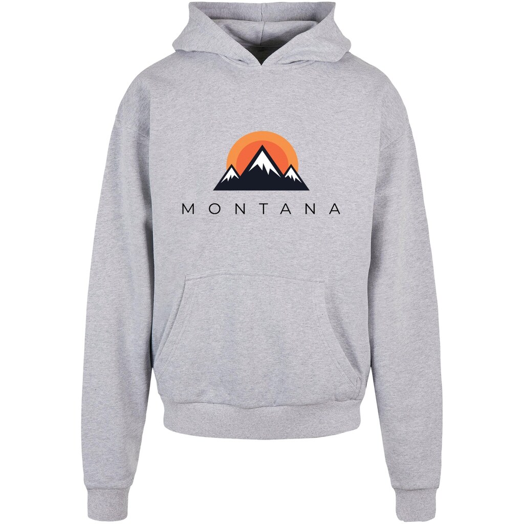 Merchcode Kapuzensweatshirt »Merchcode Herren Montana Ultra Heavy Hoody«, (1 tlg.)