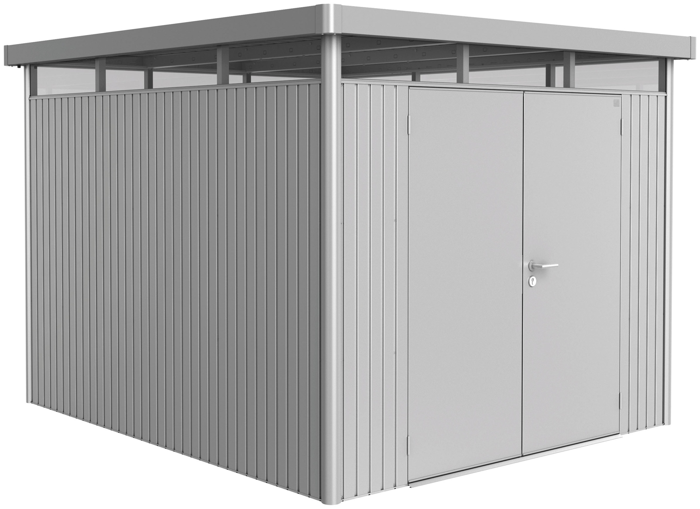 Biohort Gerätehaus »HighLine Gr. H5« silber-me...