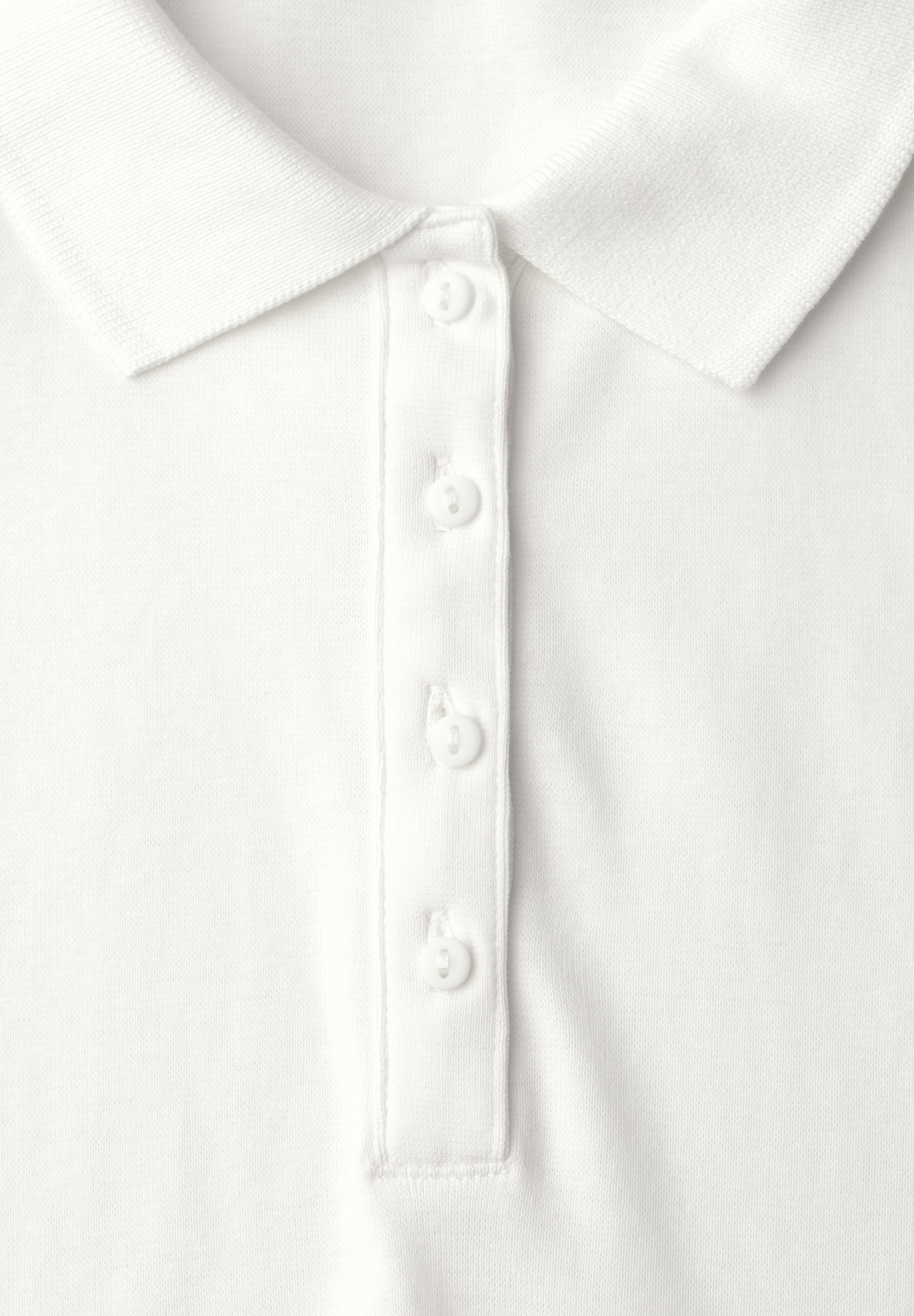 STREET ONE Poloshirt aus Baumwolle mit Stretchante