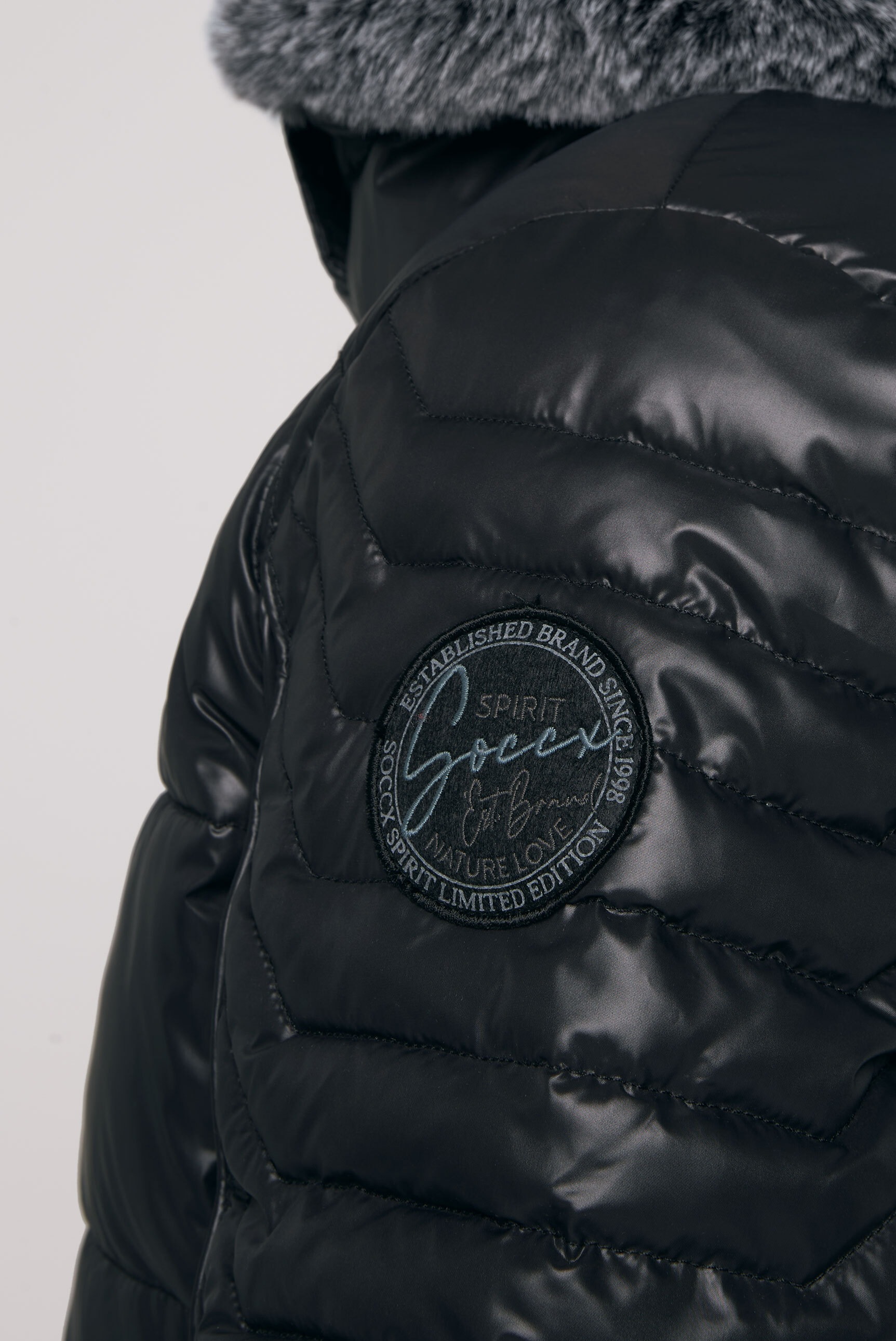 SOCCX Winterjacke, ohne Kapuze, mit Windbreaker-Bündchen