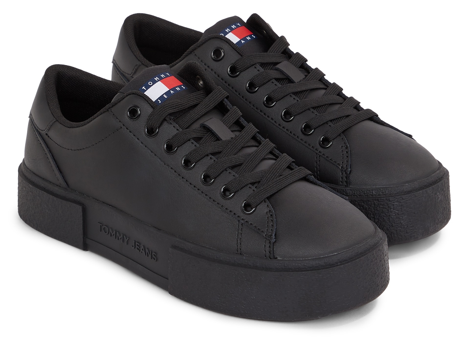 Tommy Jeans Plateausneaker "TJW FOXING FLATFORM SNEAKER", Freizeitschuh, Ha günstig online kaufen