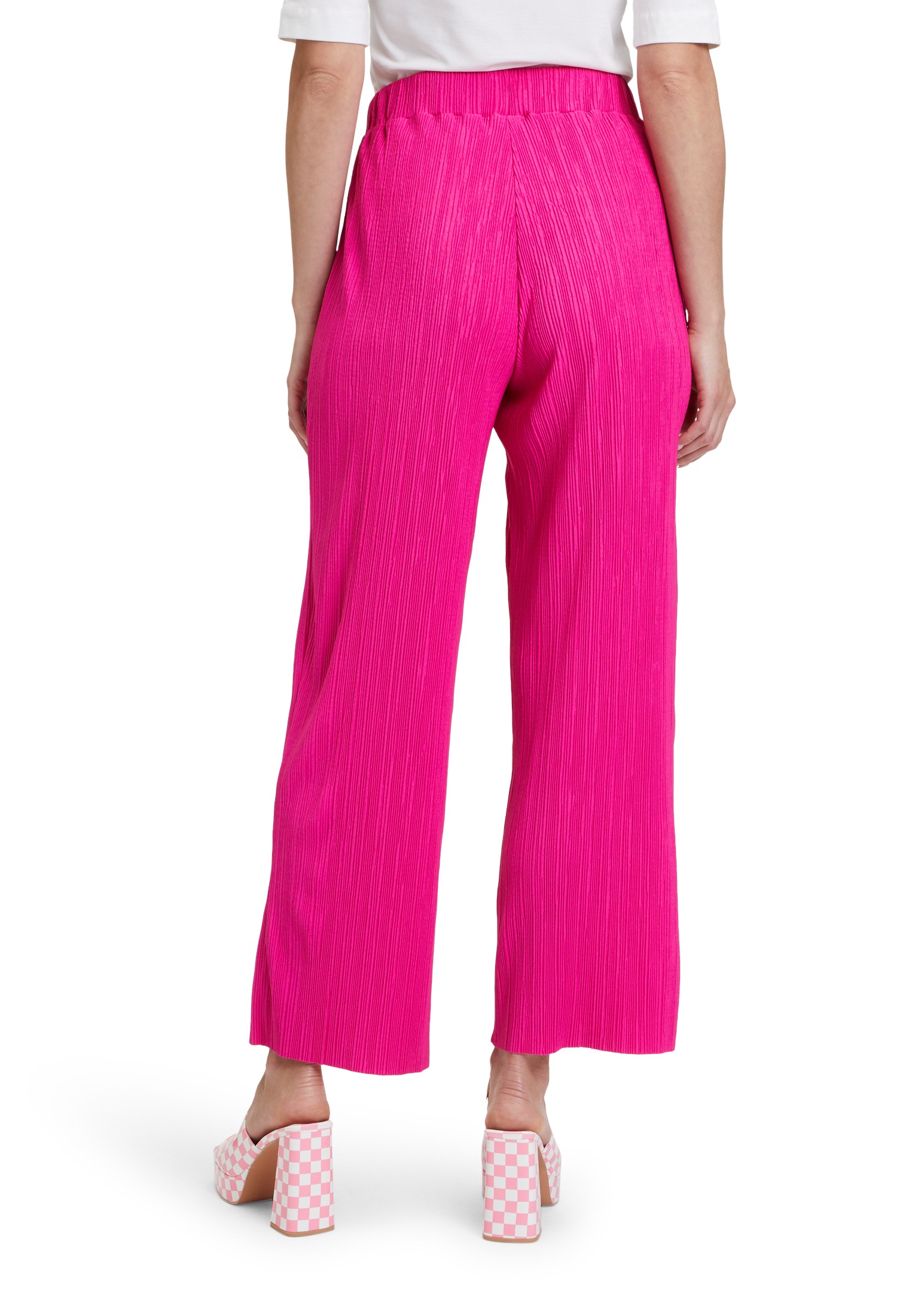 Cartoon Stoffhose »Cartoon Casual-Hose mit Plissee«, Material